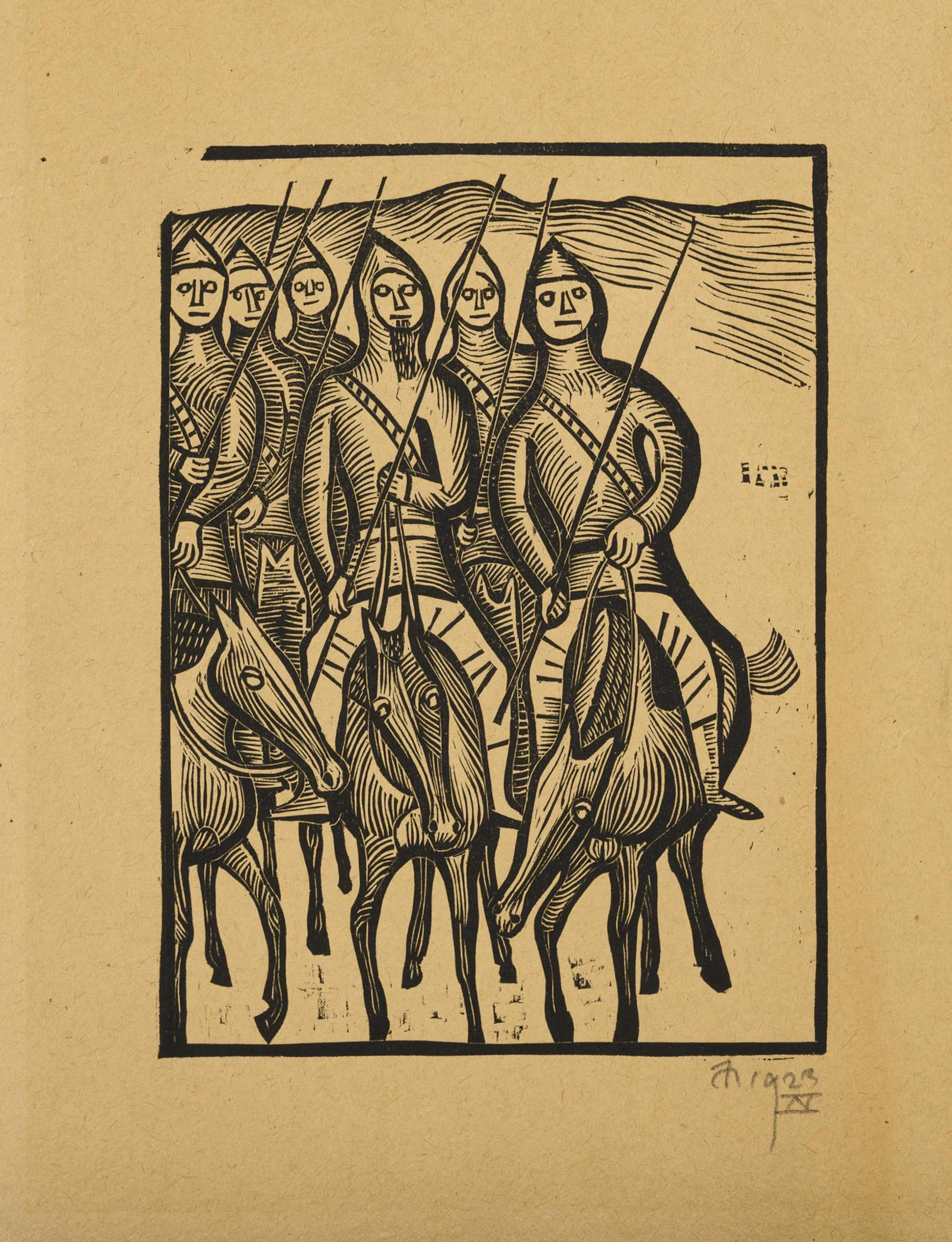 MARCKS, Gerhard, MARCKS, Gerhard, "Nidudrs Reiter I"