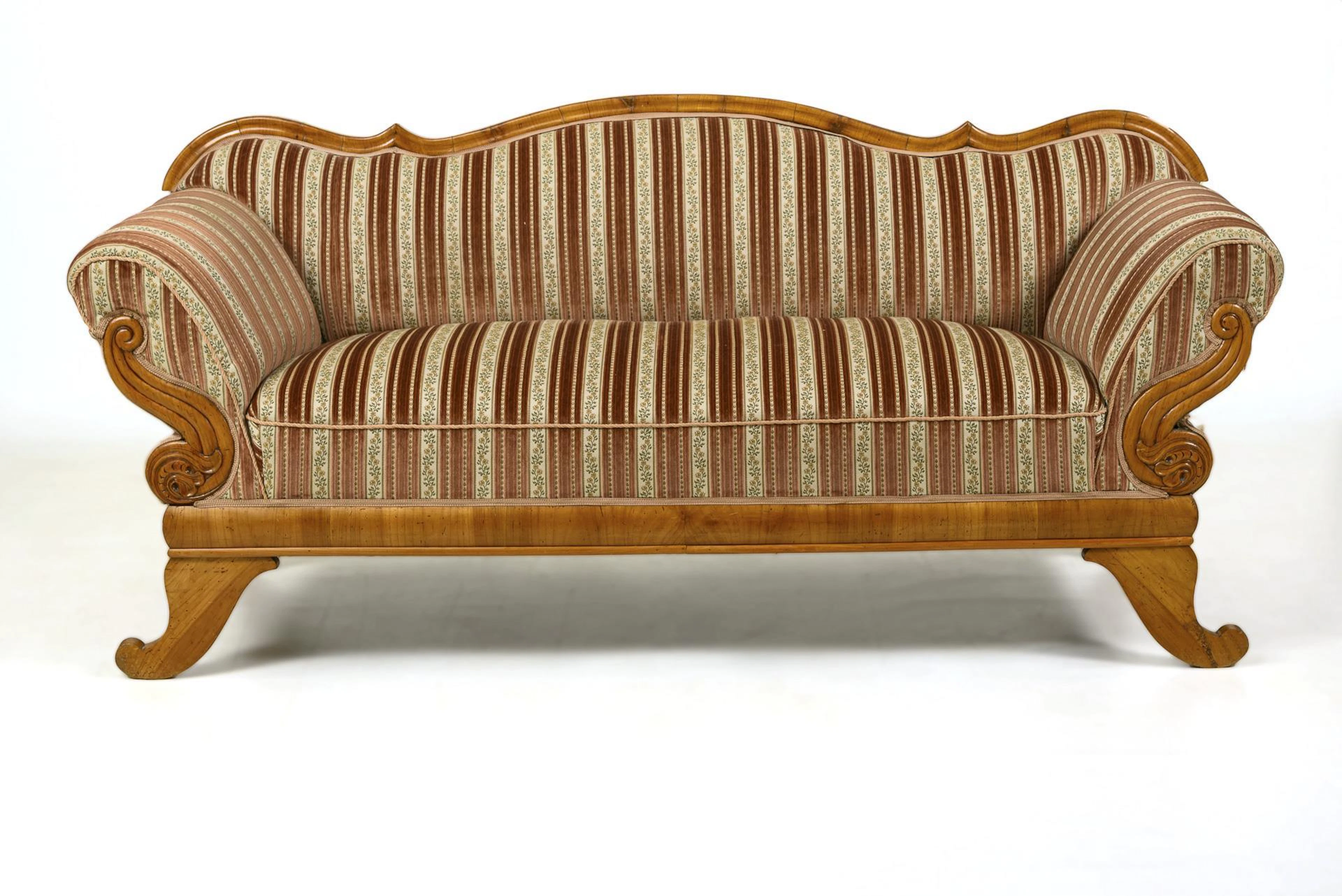 Biedermeier upholstered sofa.