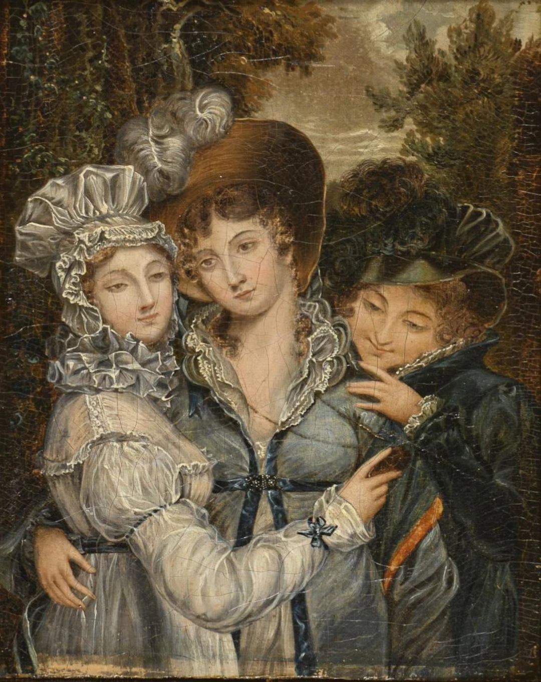 Portrait of Three Ladies, c. 1800