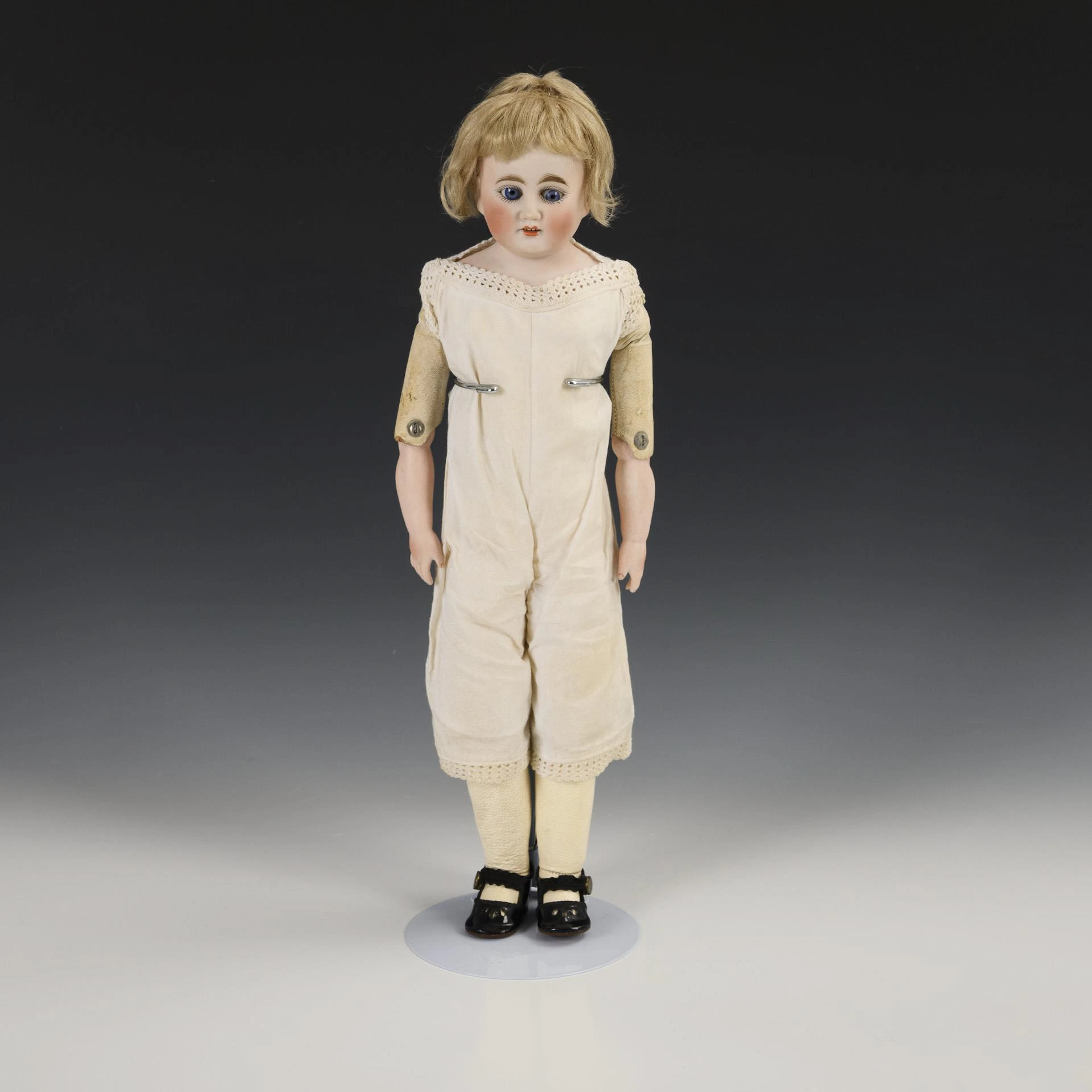 Blonde chest head doll.