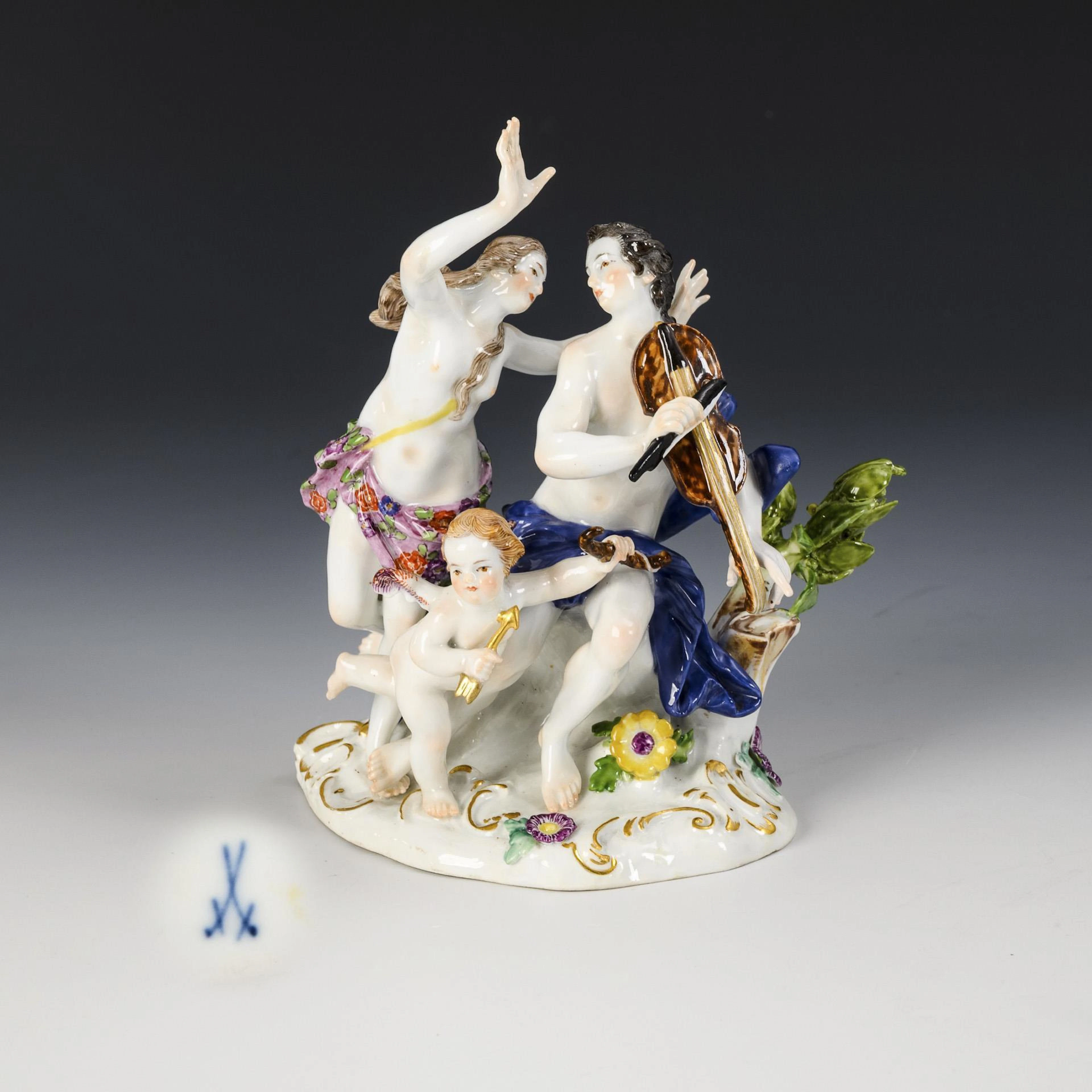 Apoll and Daphne. Meissen.