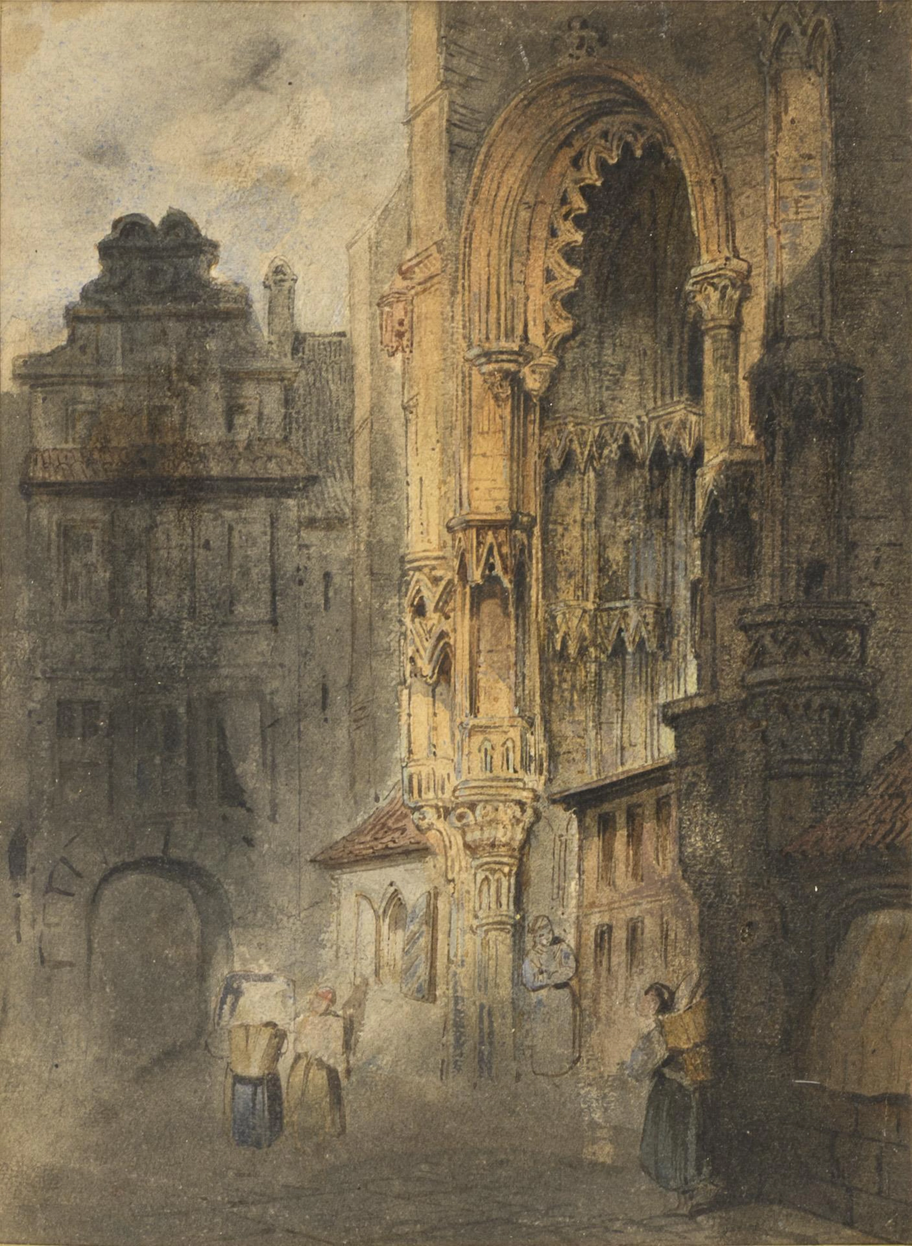 Quality city view with cathedral