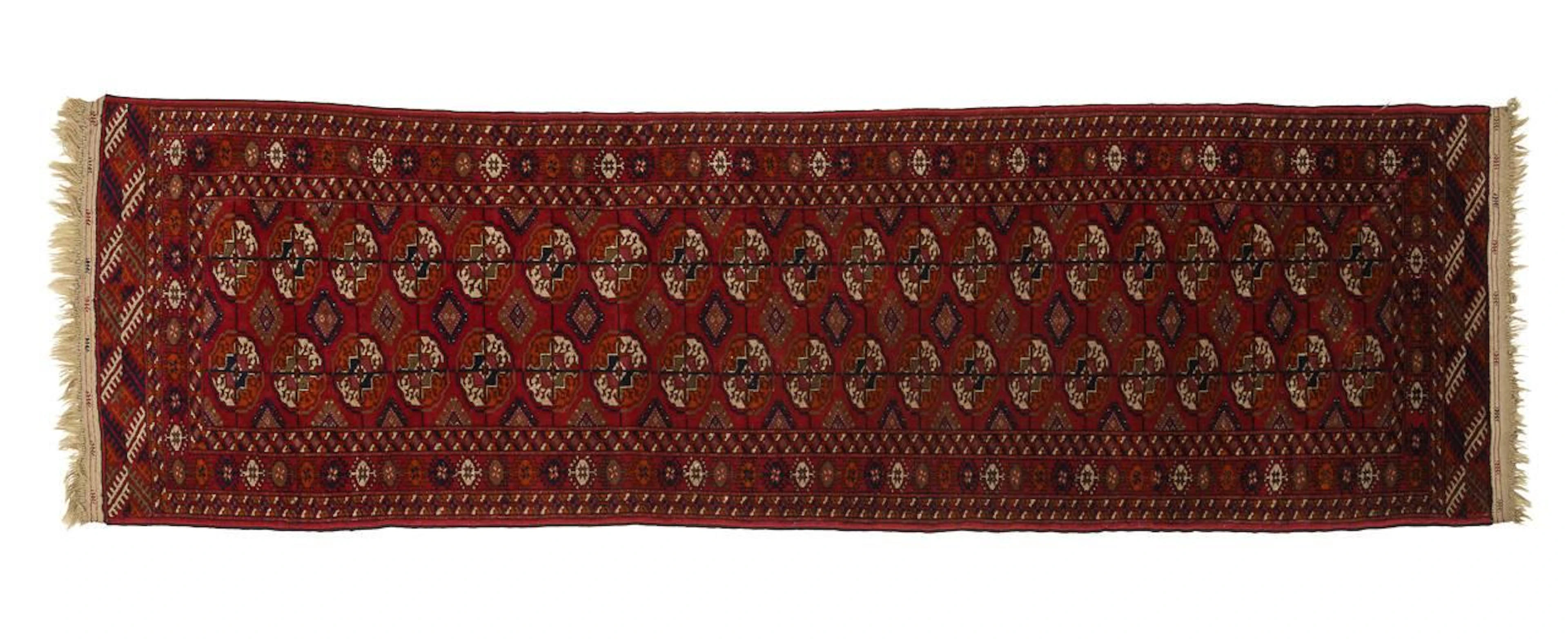 Turkmen "Tekke" carpet runner.