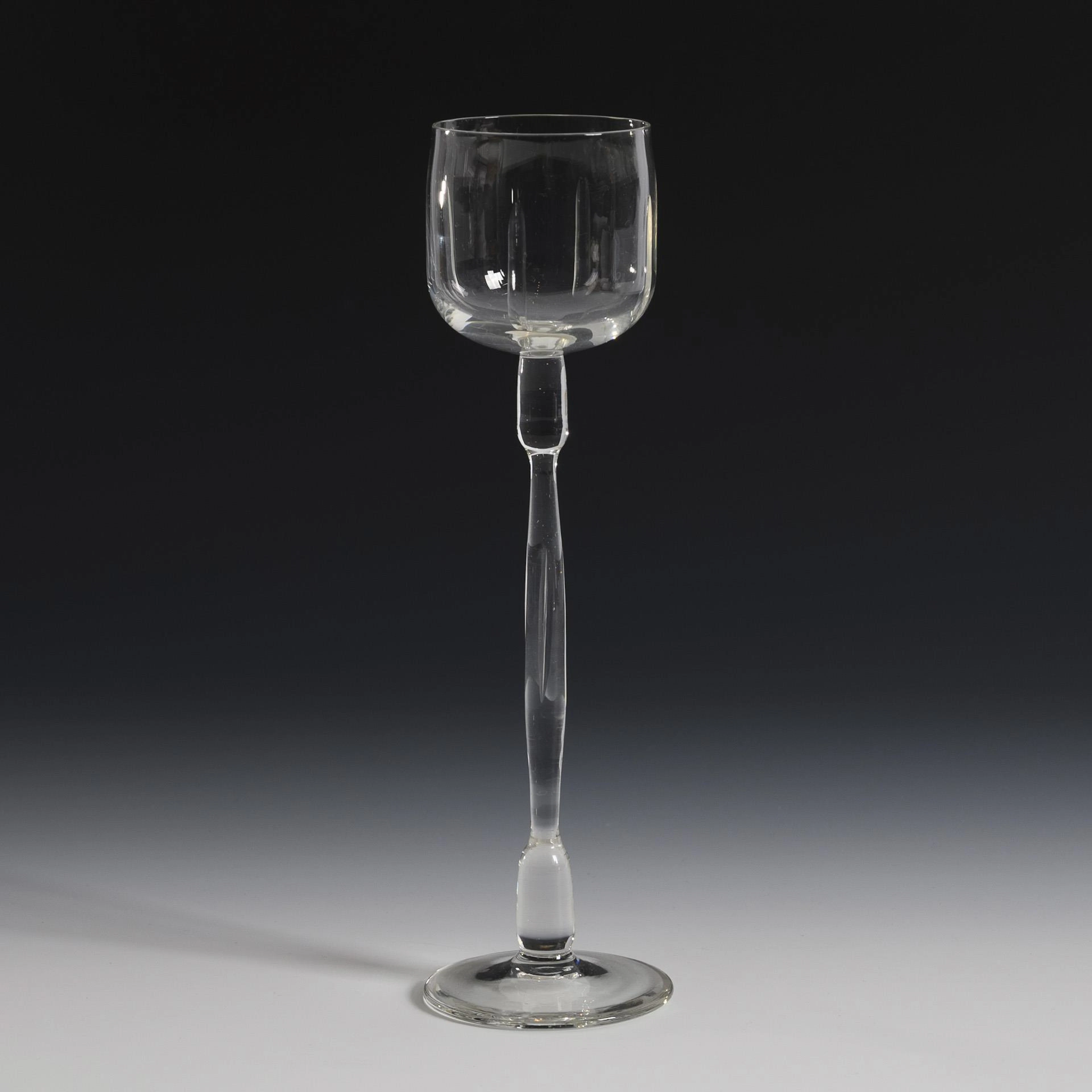 Rare Art Nouveau wine glass. Cologne-Ehrenfeld.
