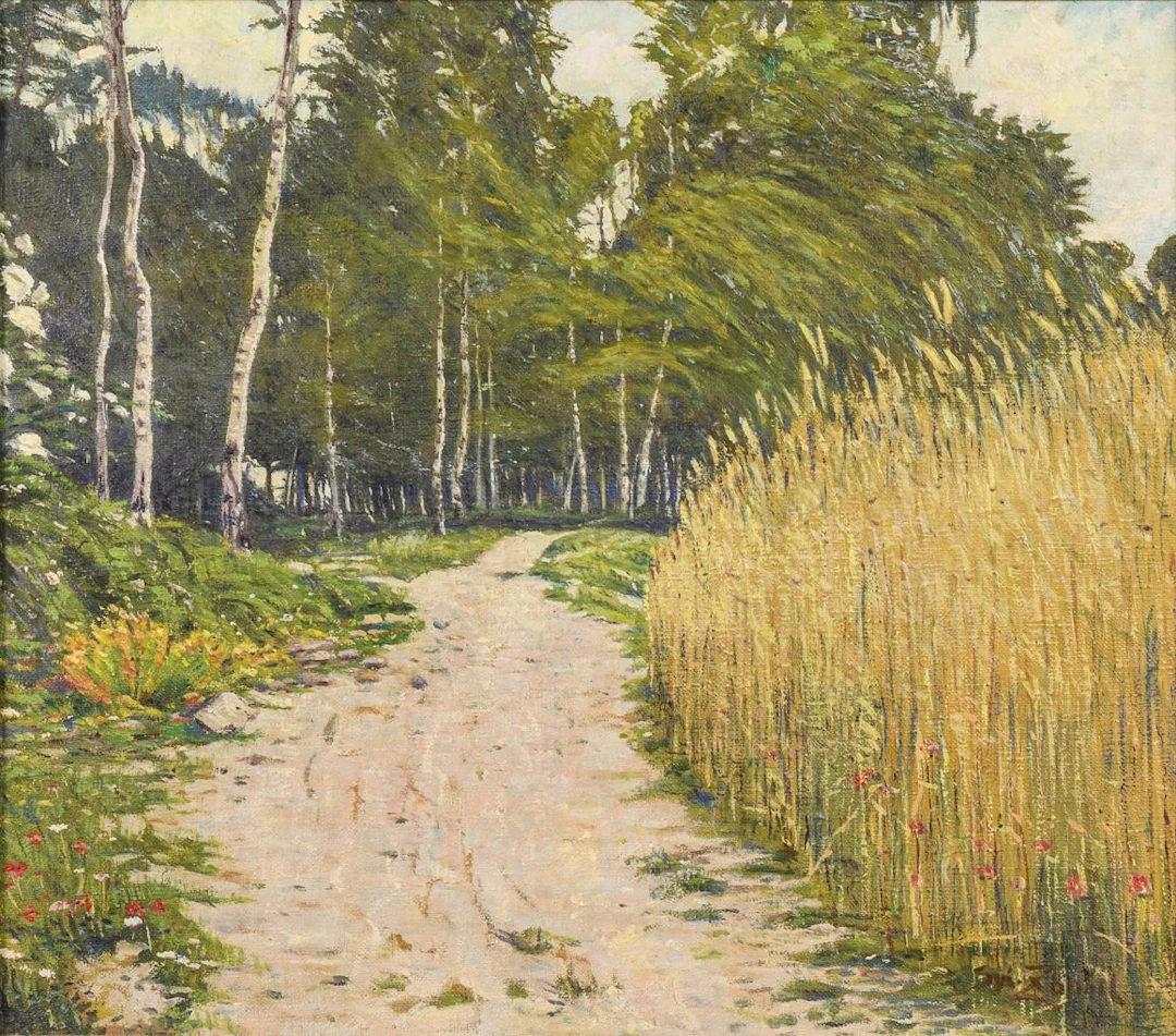 Indistinctly signed: Coastal Landscape