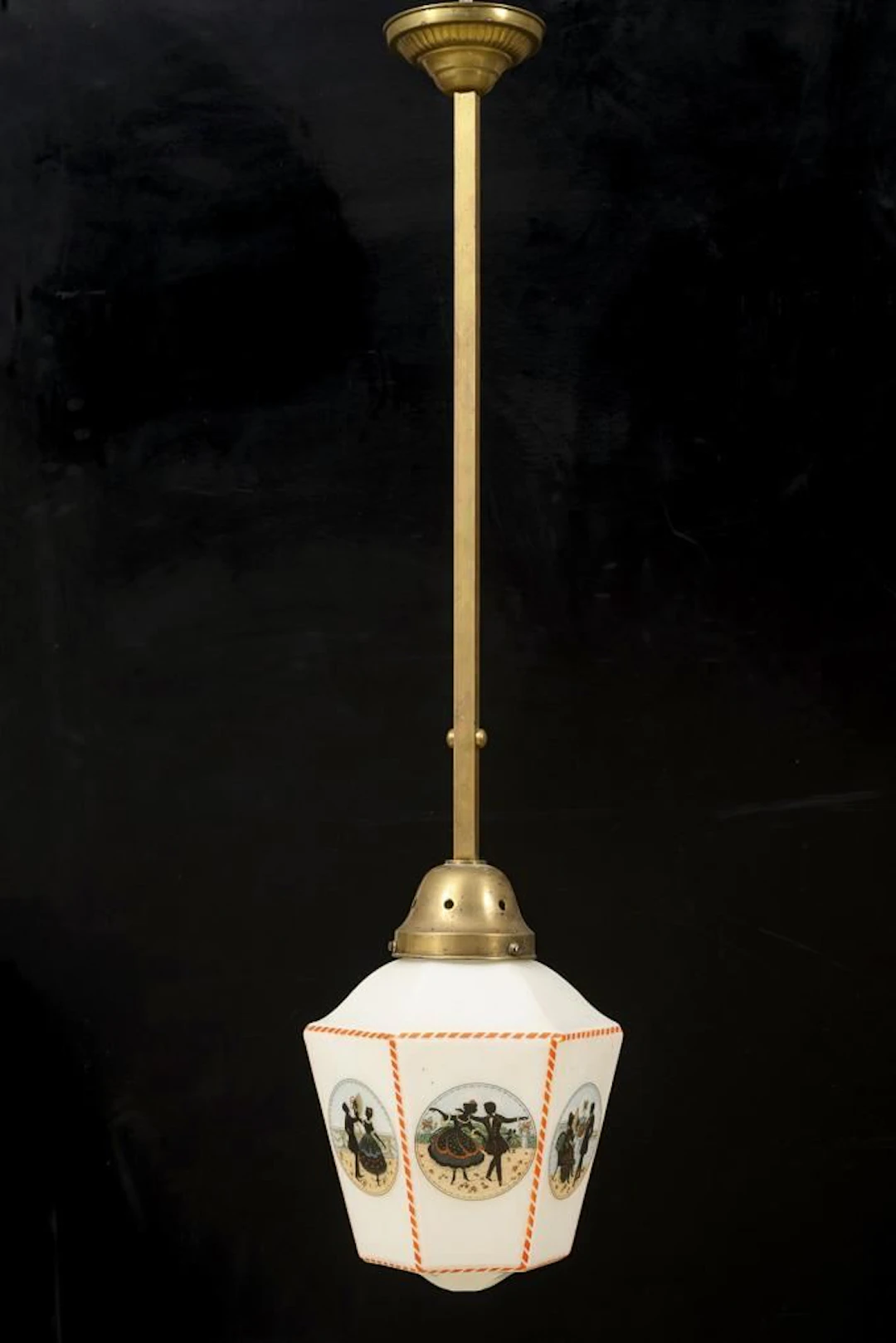 Art Deco ceiling lamp.