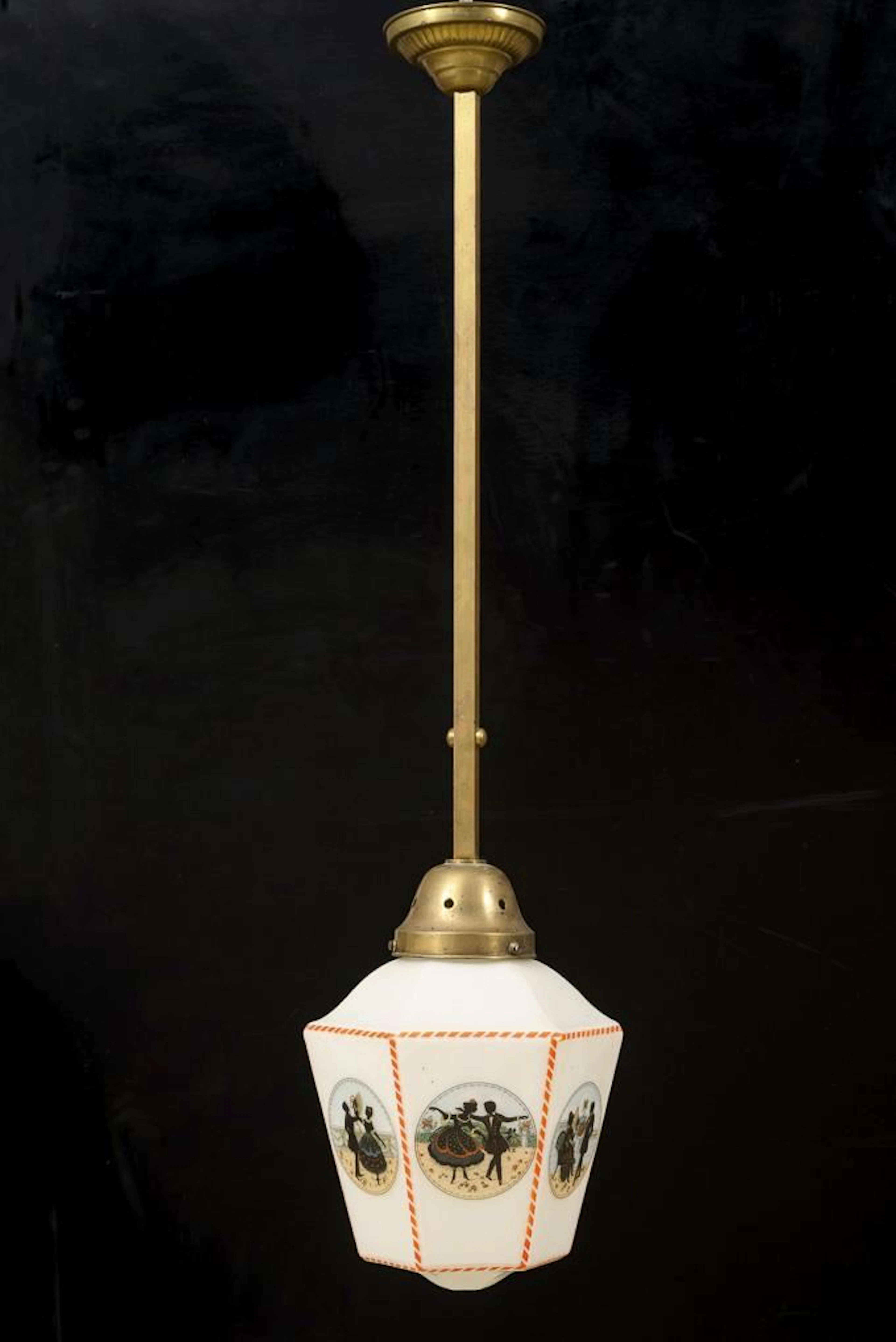 Art Deco ceiling lamp.