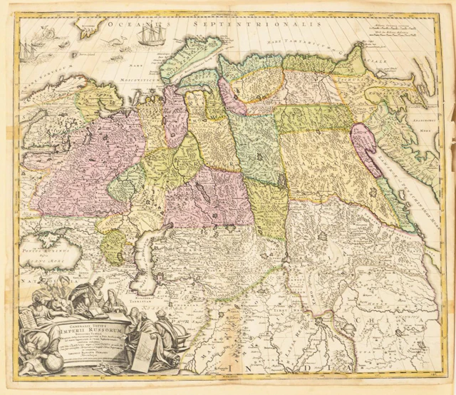 Map of the Russian Empire