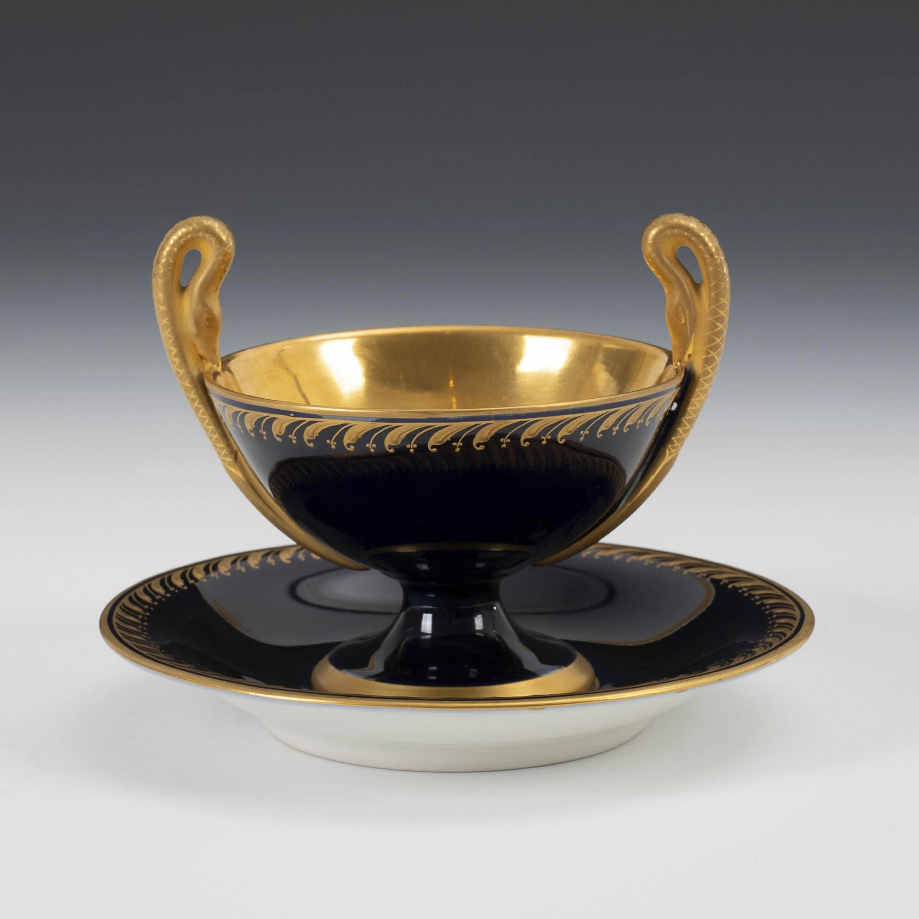 Double-handled cup. KPM Berlin.