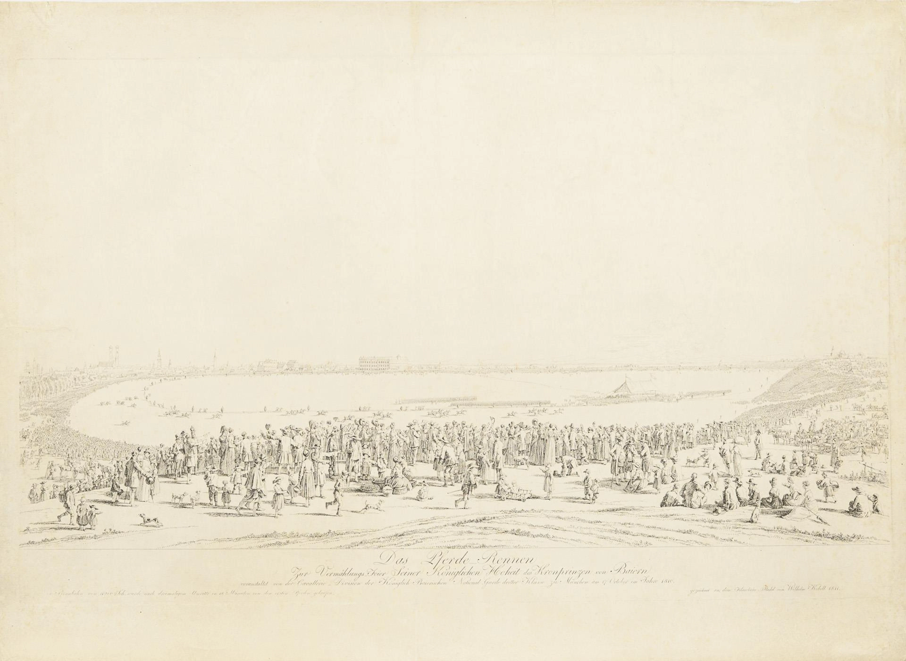 KOBELL, Wilhelm, KOBELL, Wilhelm, KOBELL, Wilhelm, "Das Pferde-Rennen"