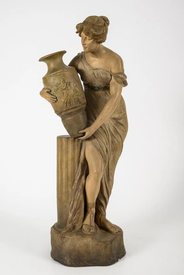 Figure: Woman Carrying a Vase. Vienna-based manufacturer Friedrich