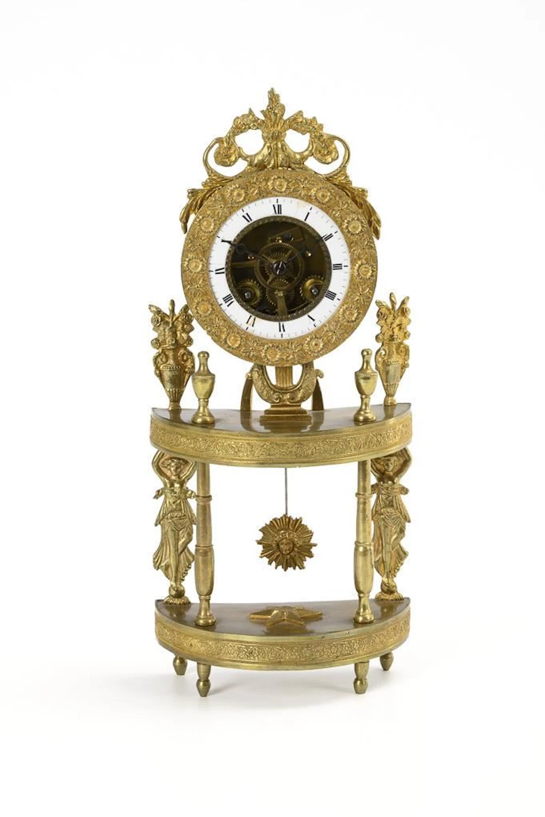 Skeleton clock.