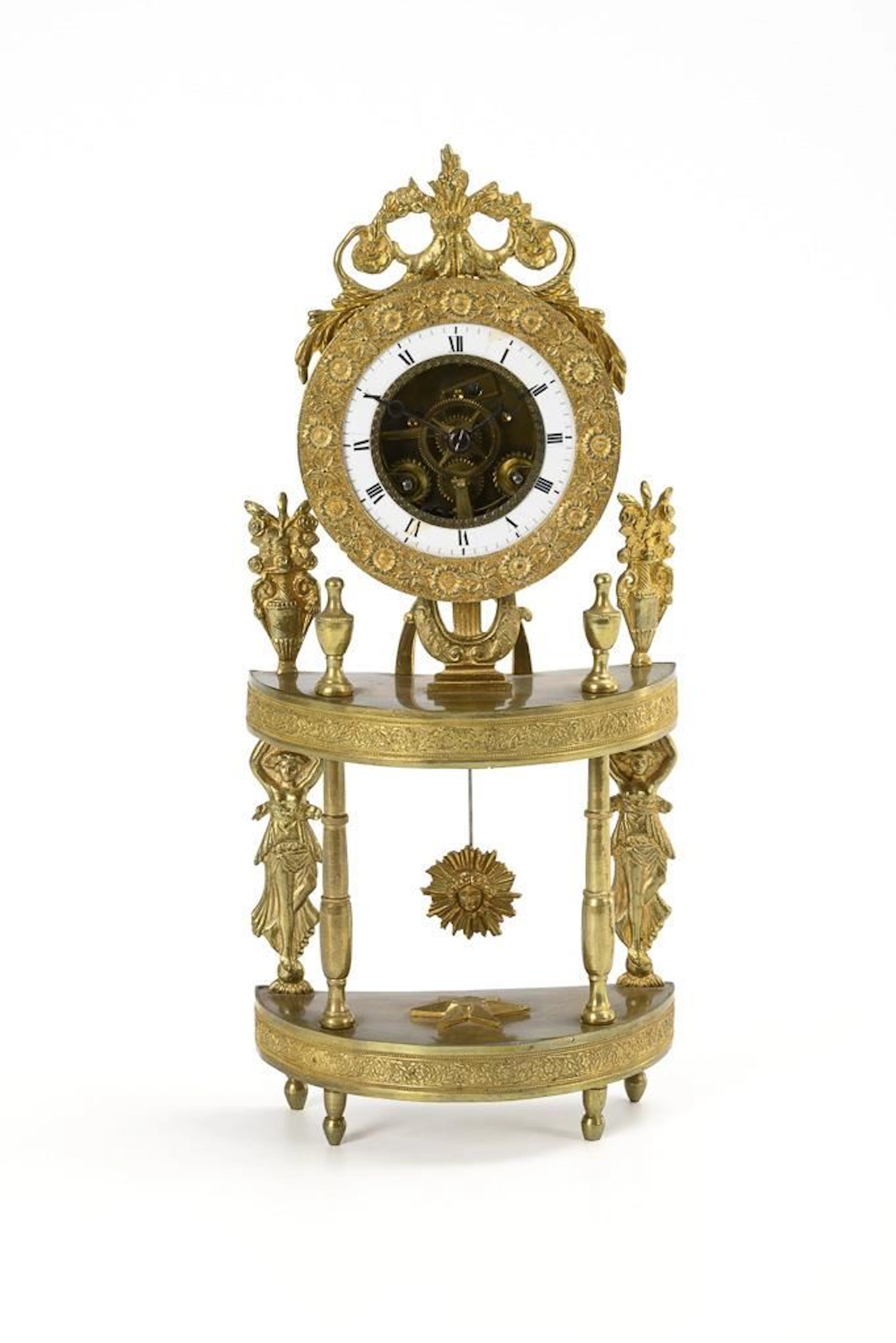 Skeleton clock.