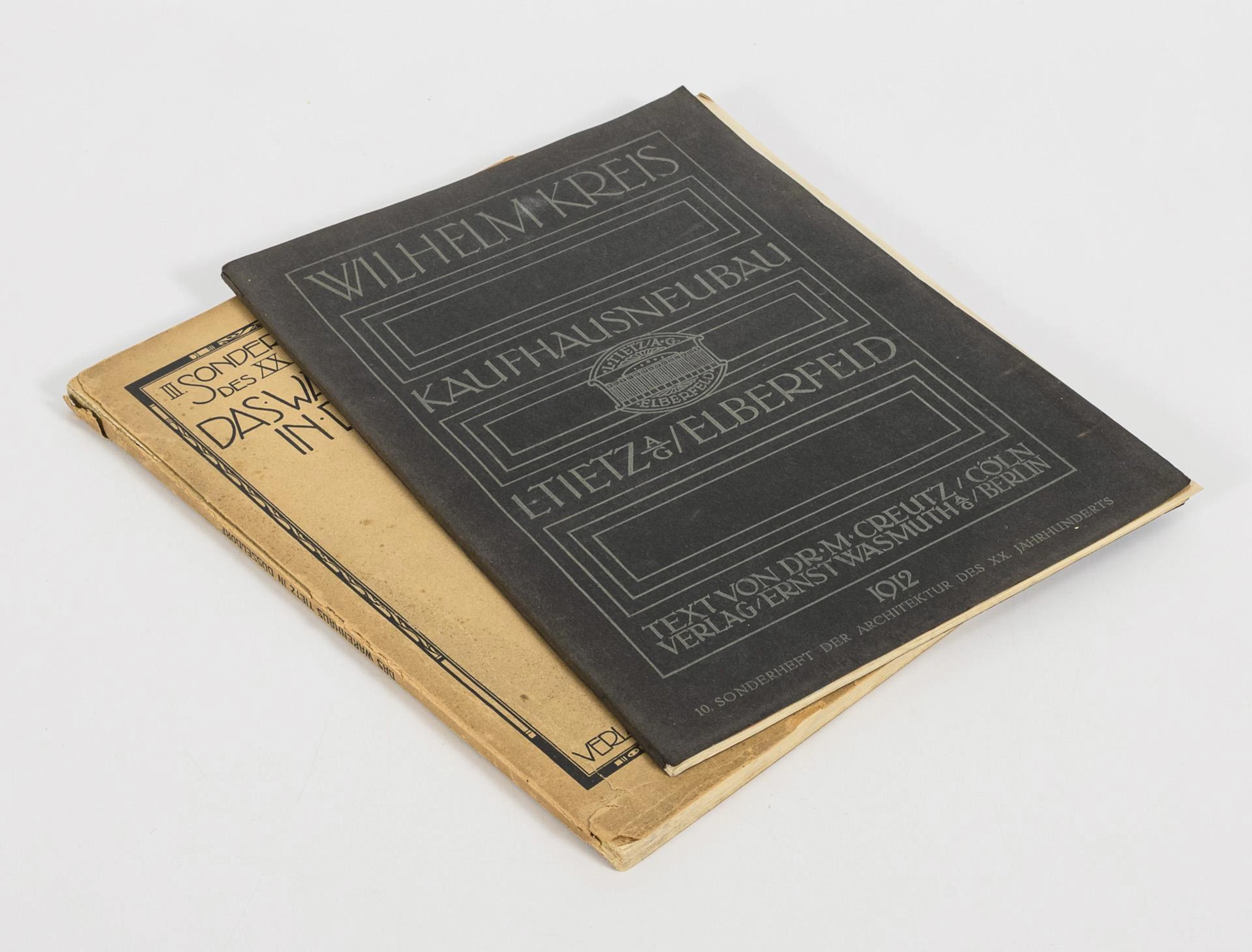 2 issues of Tietz department stores in Düsseldorf and Elberfeld