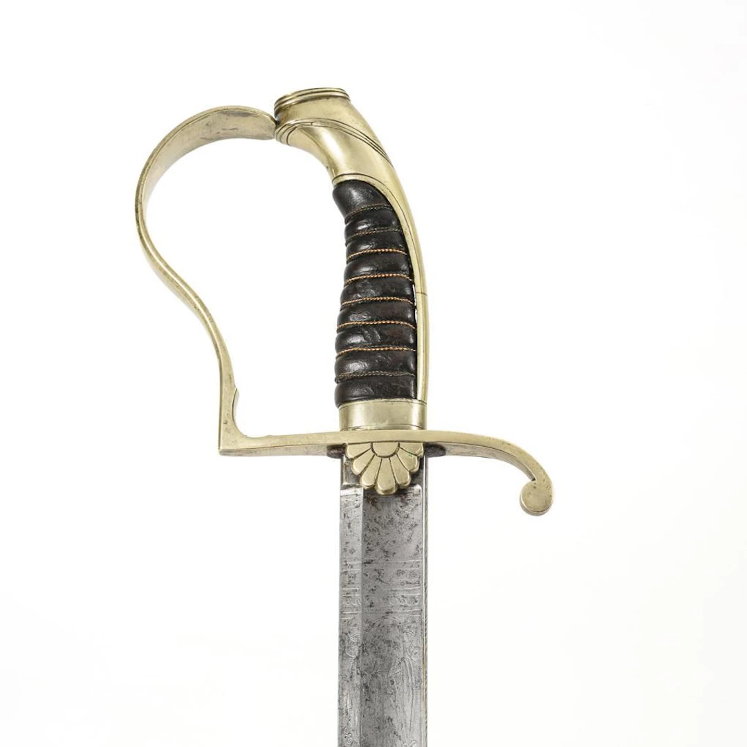 Bavarian saber with scabbard.