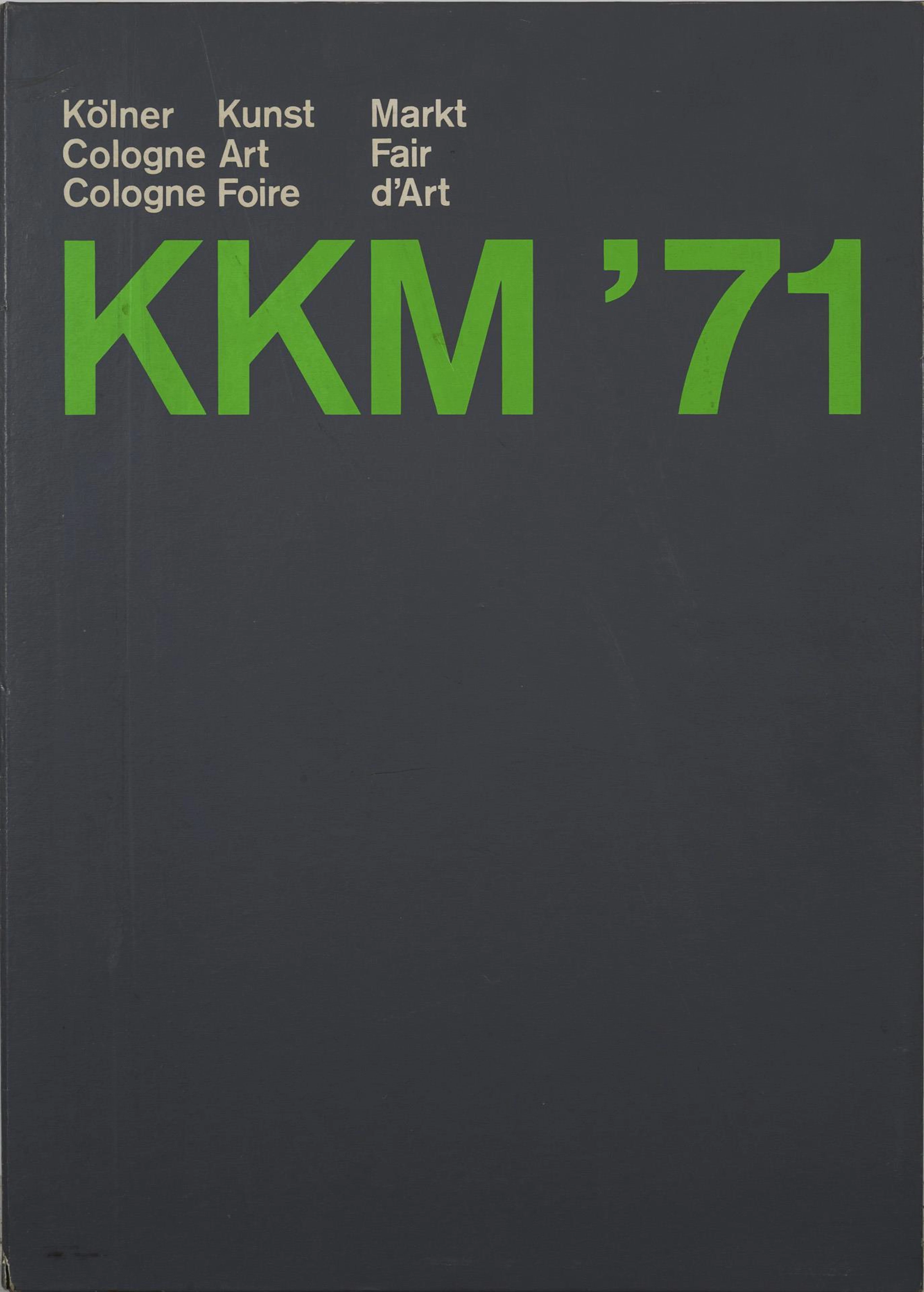 Mappe Kölner Kunst Markt "KKM '71"