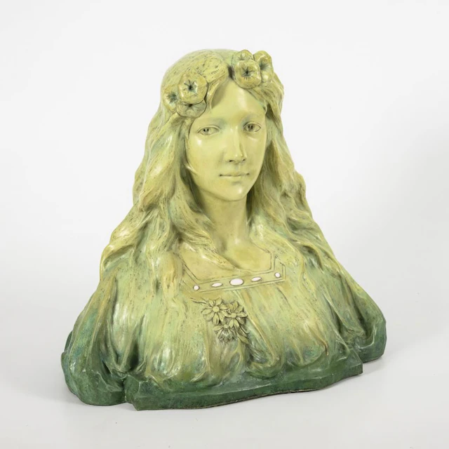 Art Nouveau bust.