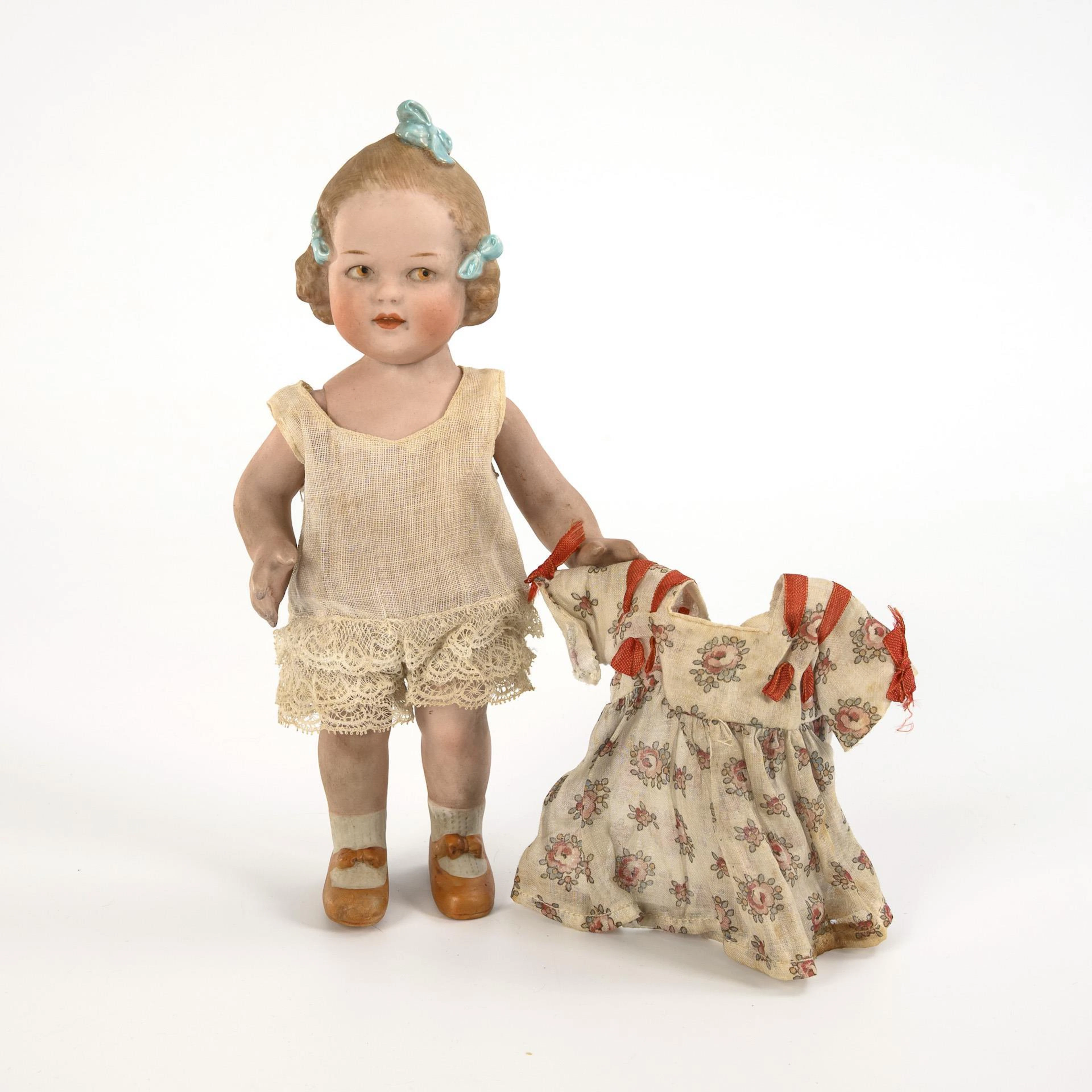 Rare all-bisque doll.
