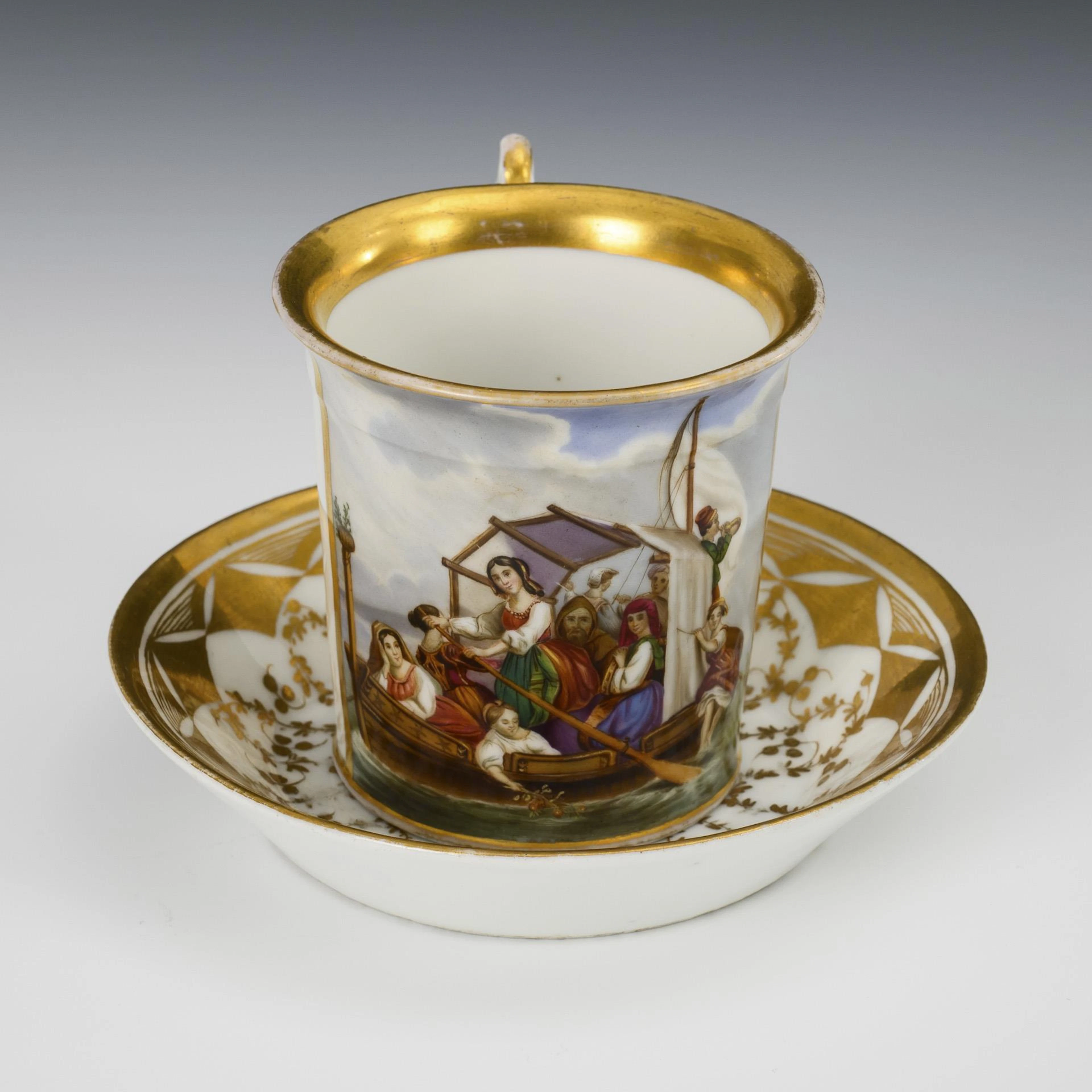 Biedermeier picture cup.