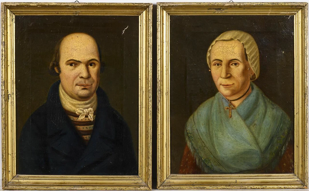 Biedermeier portrait pairs