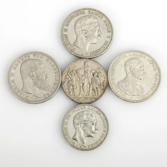 5 Coins - German Empire.
