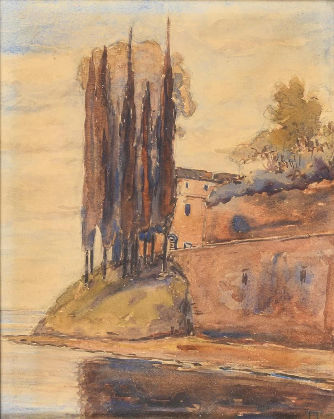 TRAUTMANN, Th. TRAUTMANN, Th. TRAUTMANN, Th. Monogramist "THT": Seascape