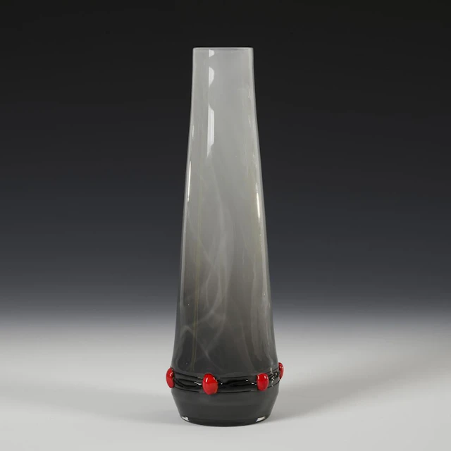 Tubular Vase. Poschinger.