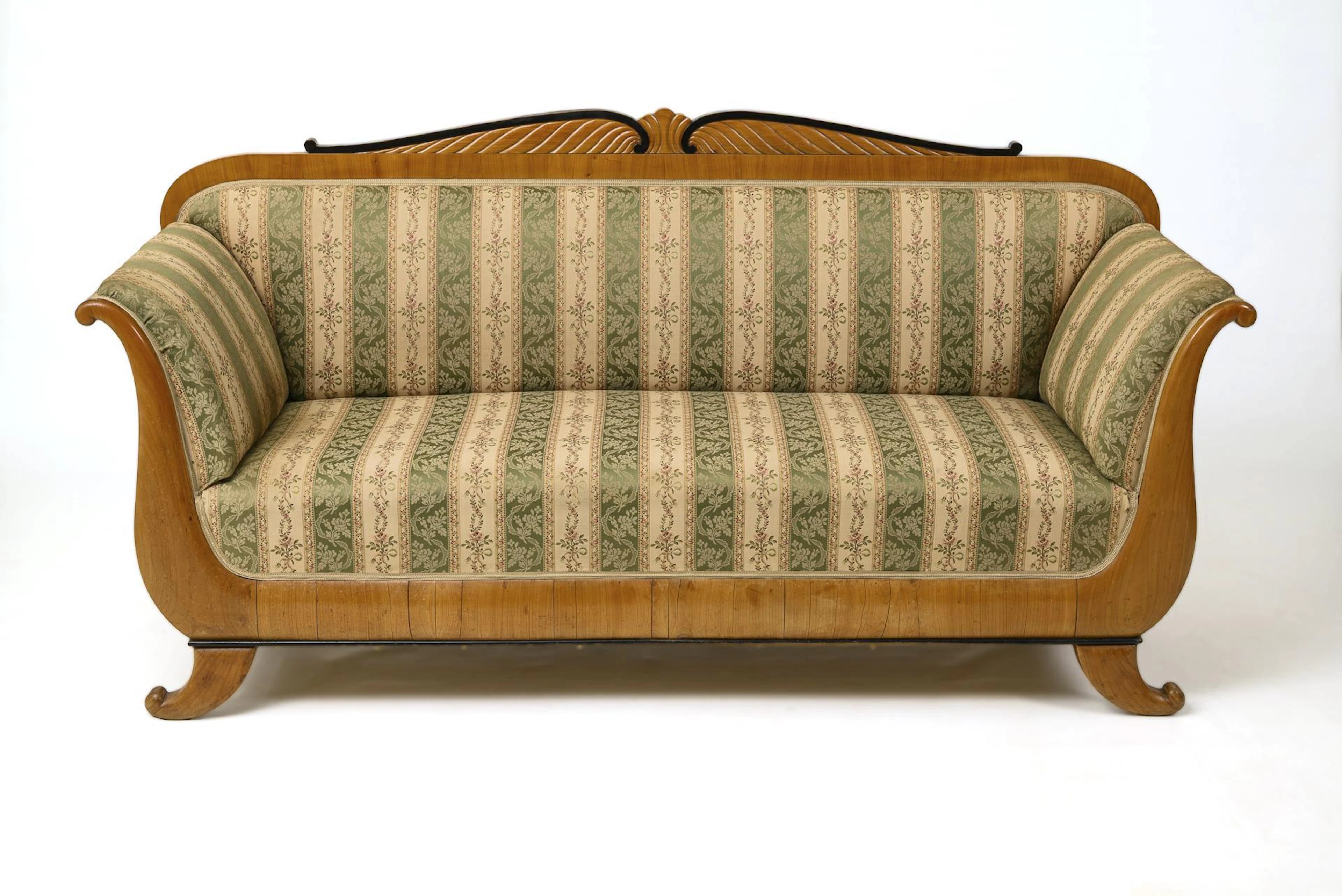 Biedermeier upholstered sofa.