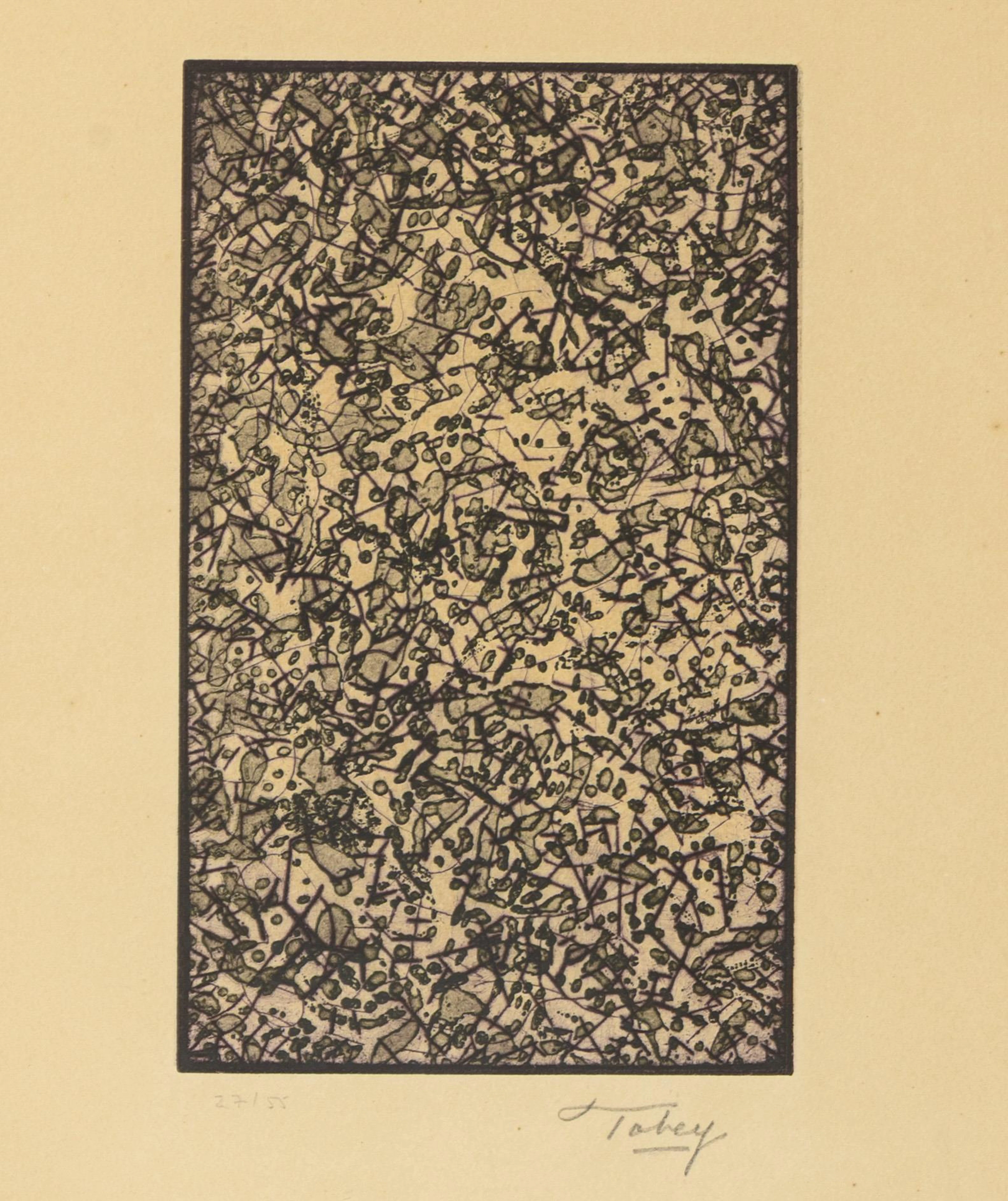 TOBEY, Marc (1890 - 1976), TOBEY, Marc (1890 - 1976), TOBEY, Marc