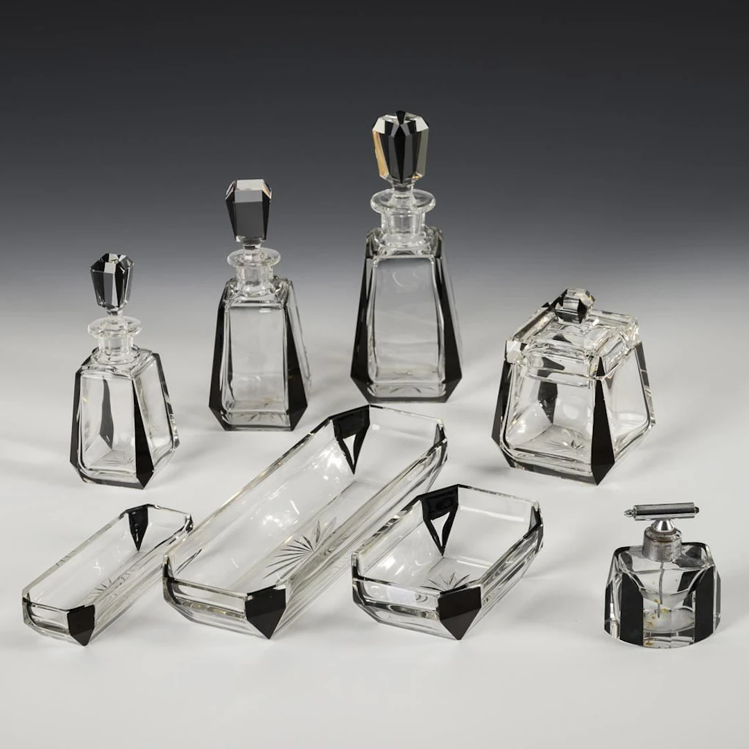 Art Deco bathroom set. Feix Brothers.