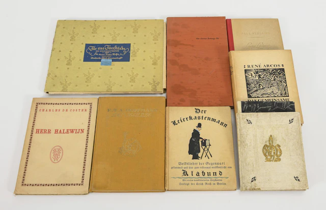Convolute of 9 books, all with original illustrations or numbered editions