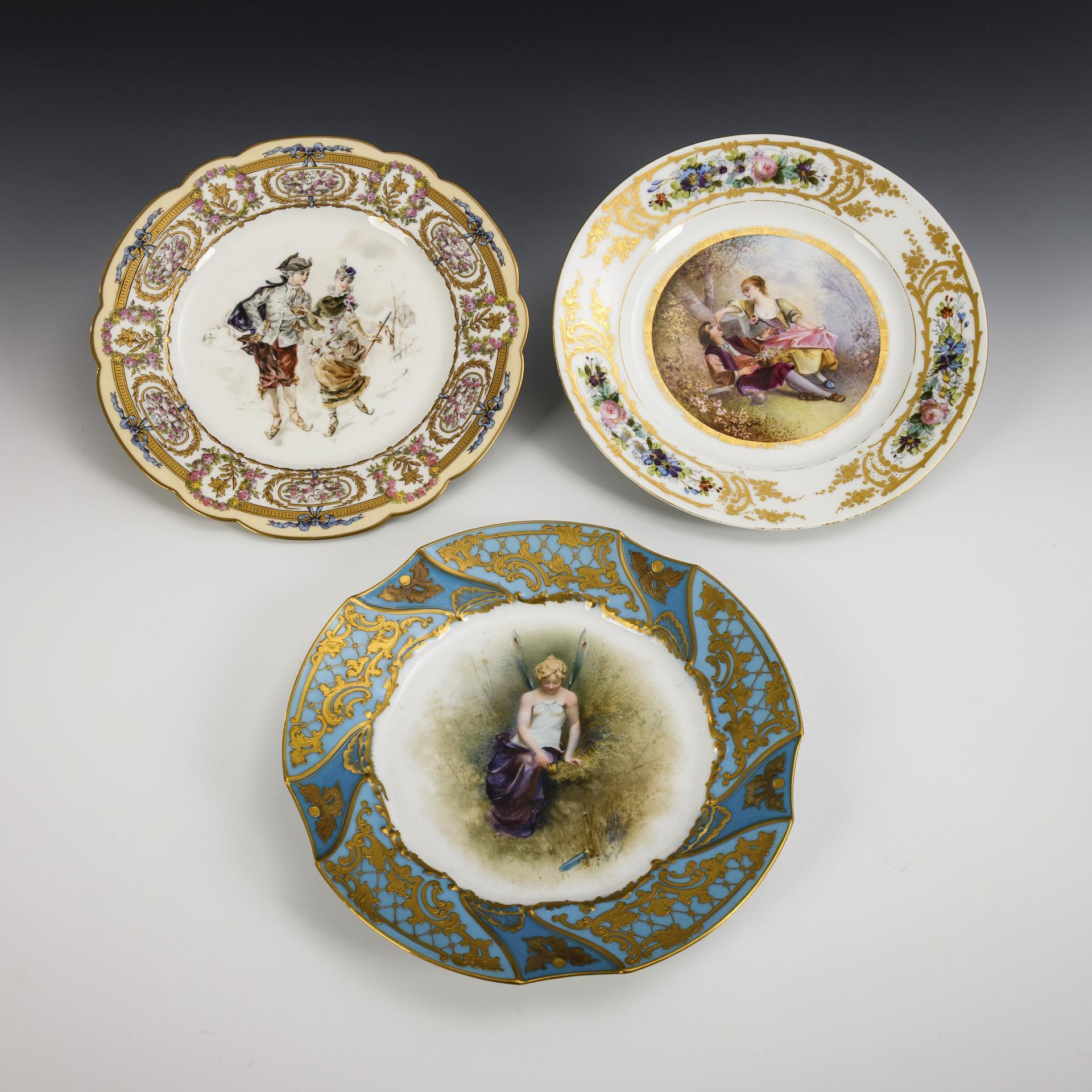 Auction price result for sevres plates | Barnebys auction results.