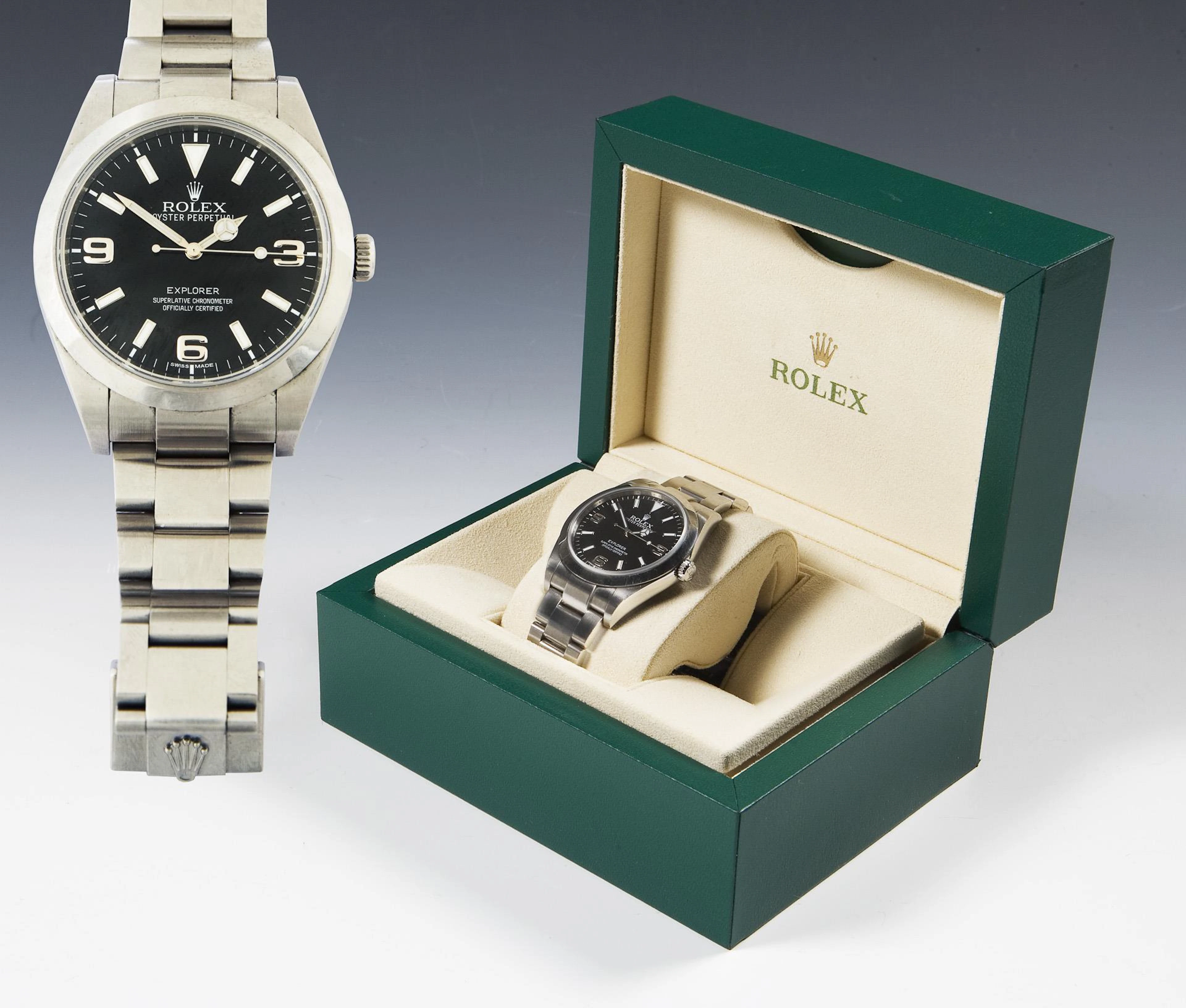 Wristwatch: Oyster Perpetual Explorer. ROLEX.