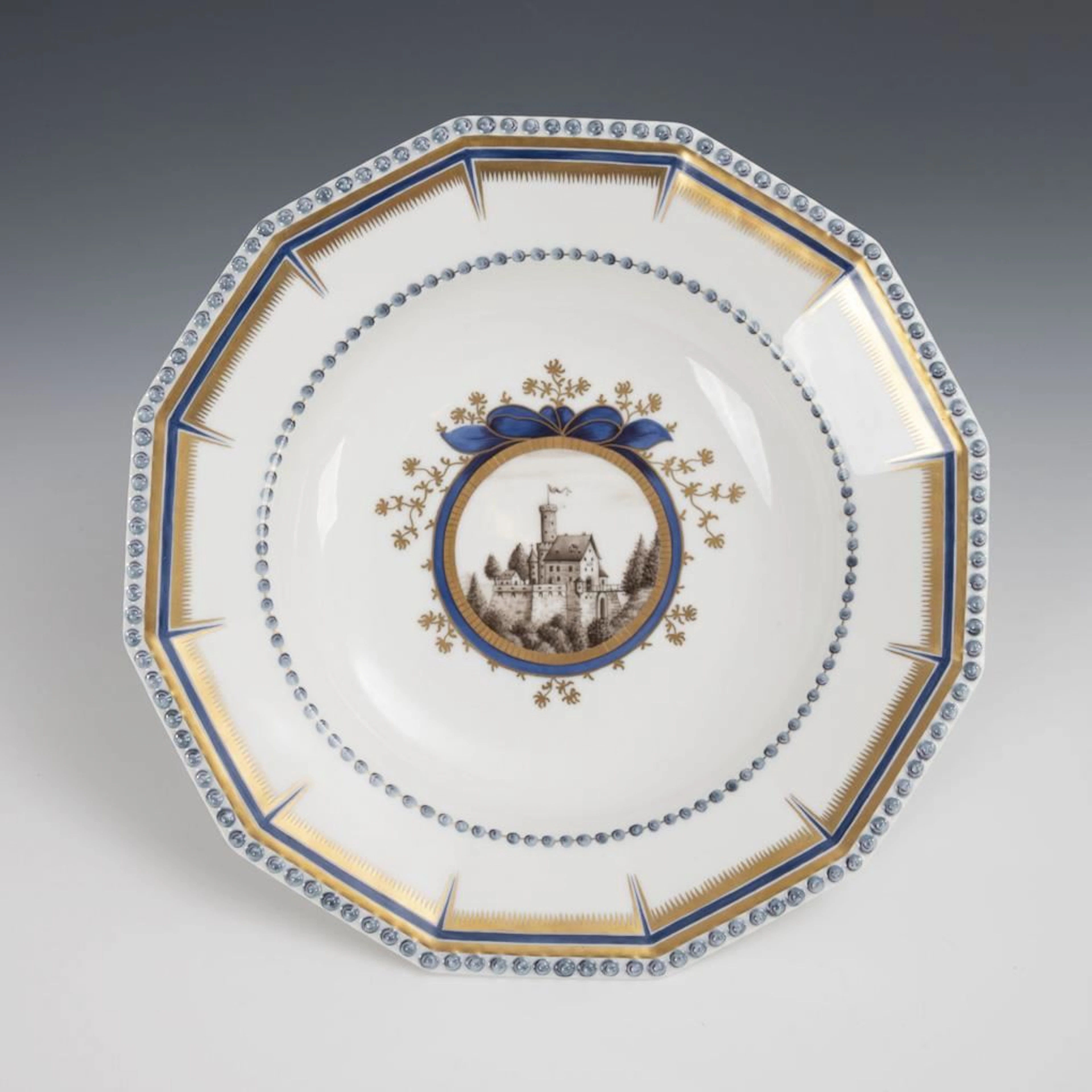 "Bavarian Royal Service" Plate. Nymphenburg.