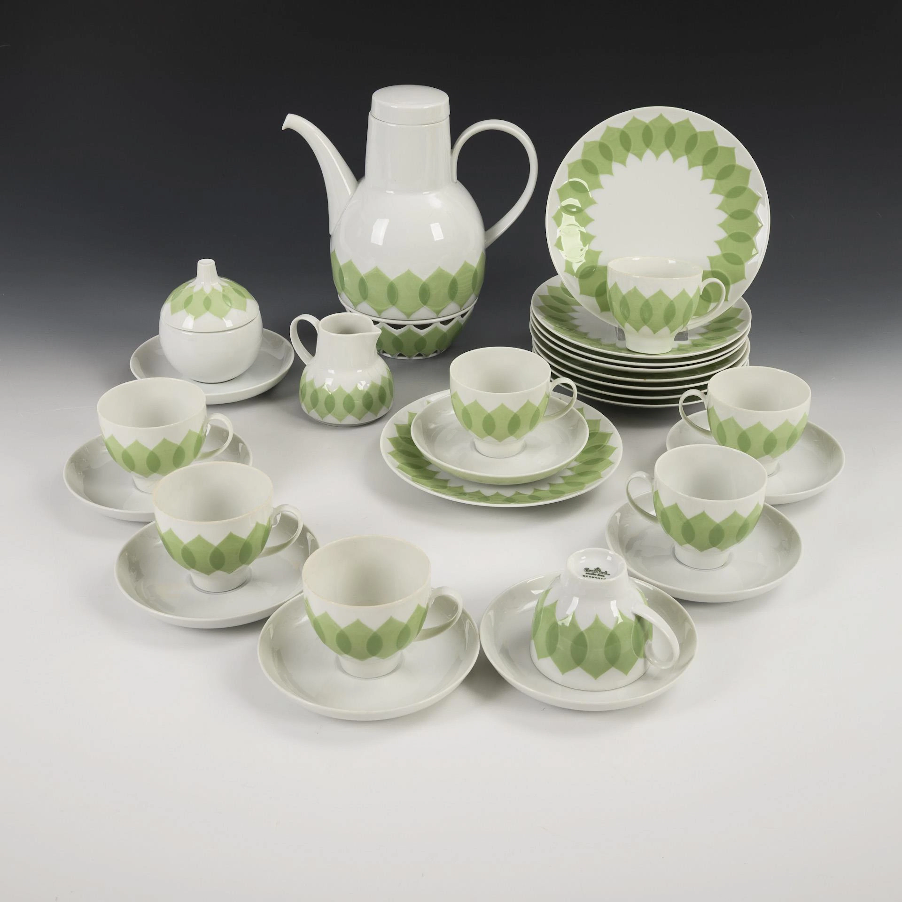 Coffee service "Lotus". Rosenthal.