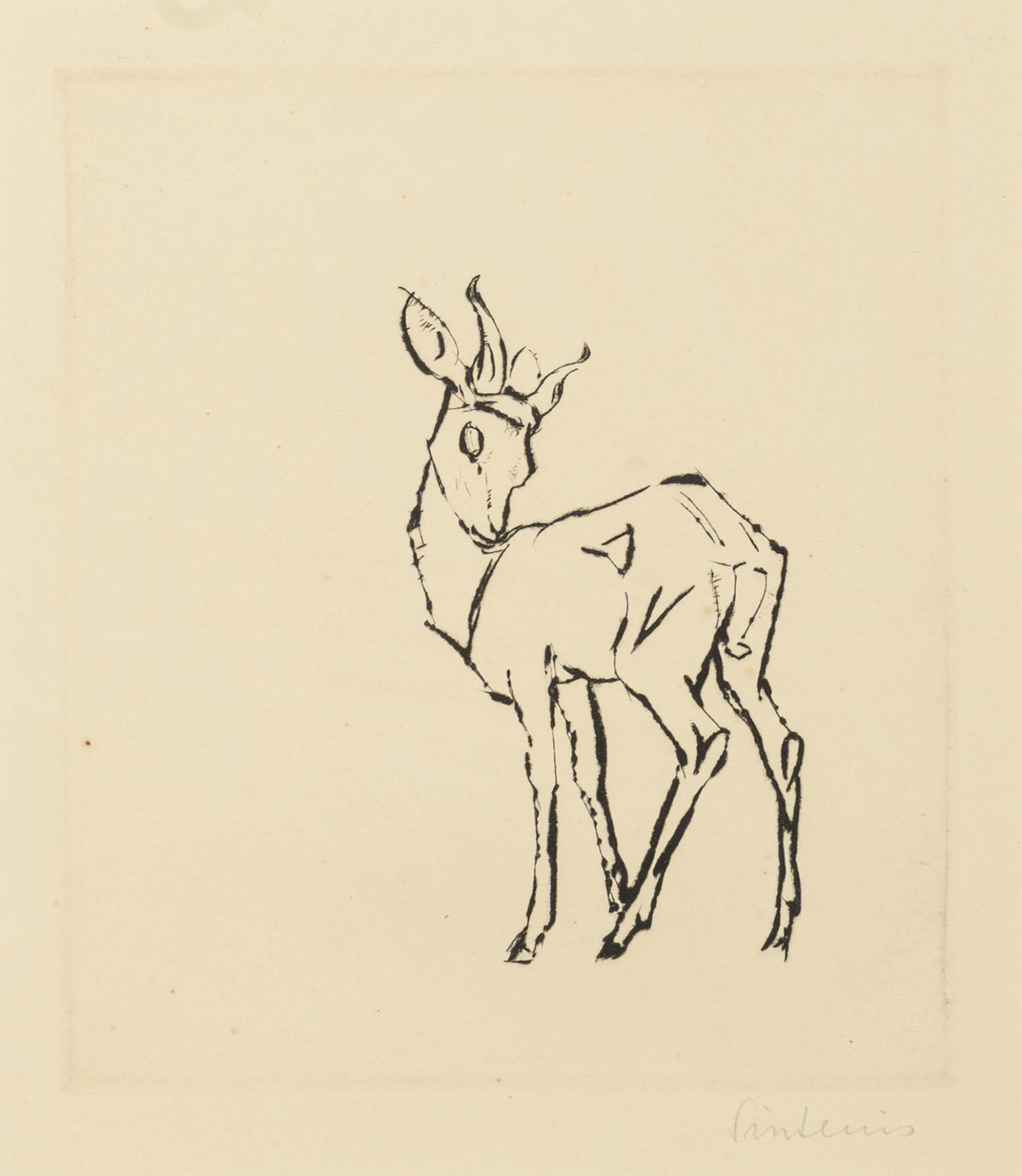 SINTENIS, Renée (1888 - 1965), SINTENIS, Renée (1888 - 1965), Thomson Gazelle