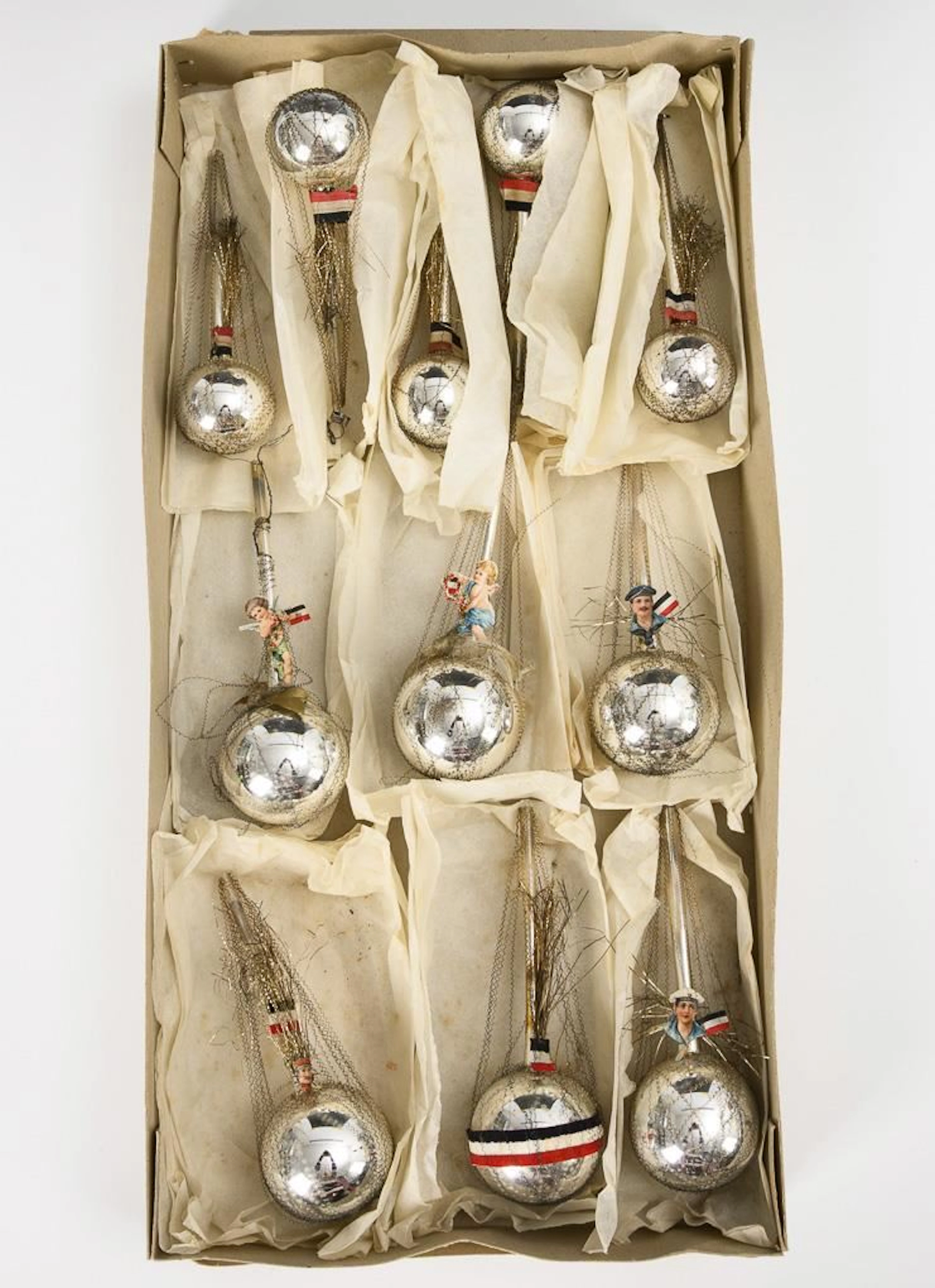 11 rare Christmas tree ornaments.