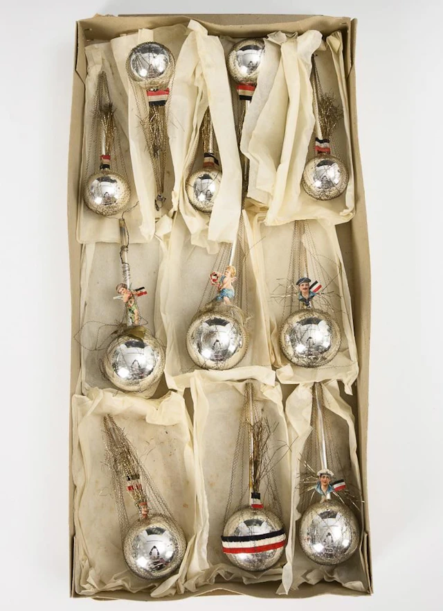 11 rare Christmas tree ornaments.
