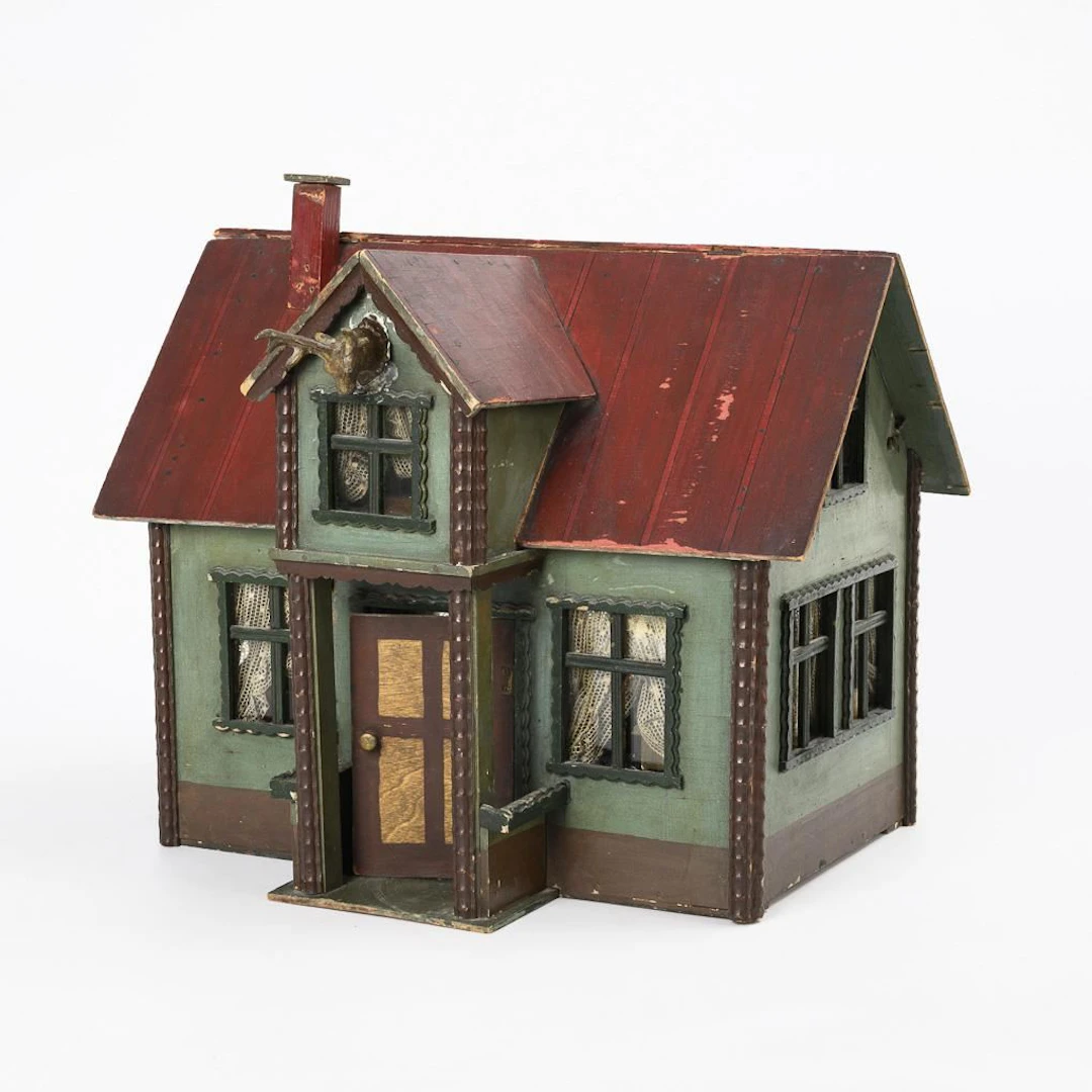 Dollhouse as a hunting lodge.