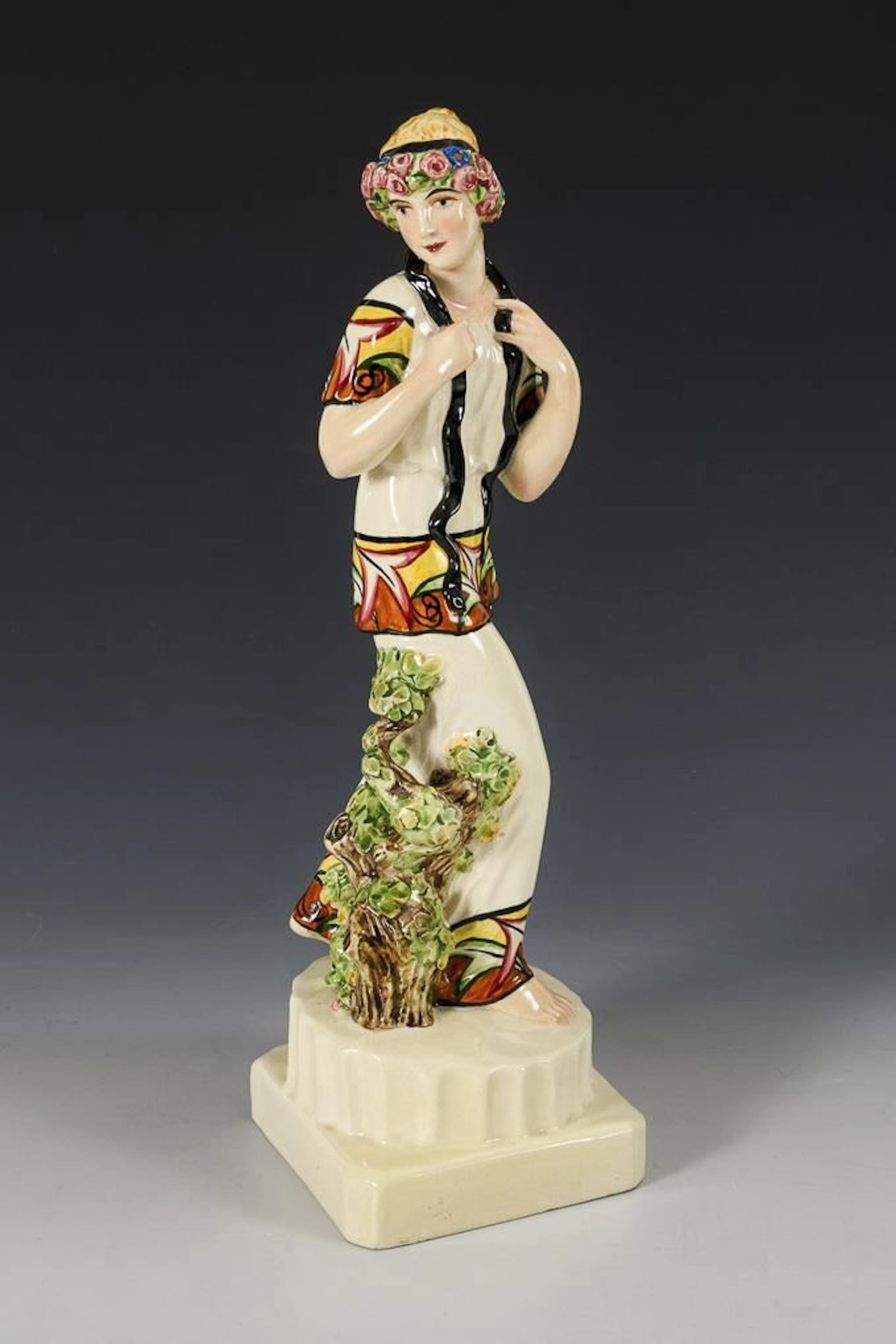 Art Deco Girl. Vienna Art Ceramics Workshop Busch & Ludescher.