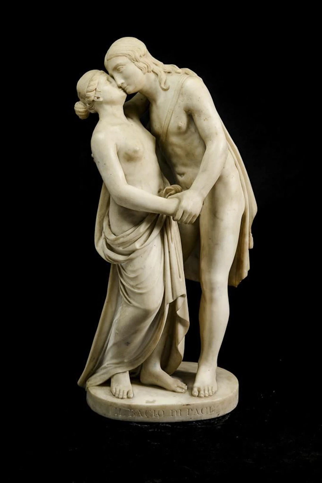 BETTI, G, BETTI, G, BETTI, G, Large white marble sculpture group “The