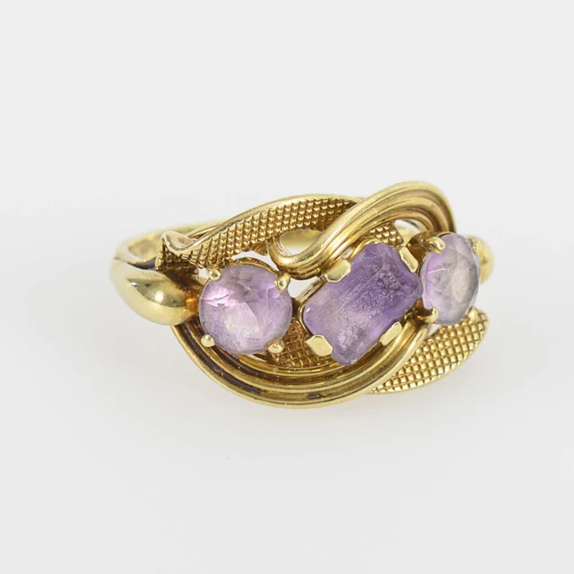 Amethyst Trilogy Ring.