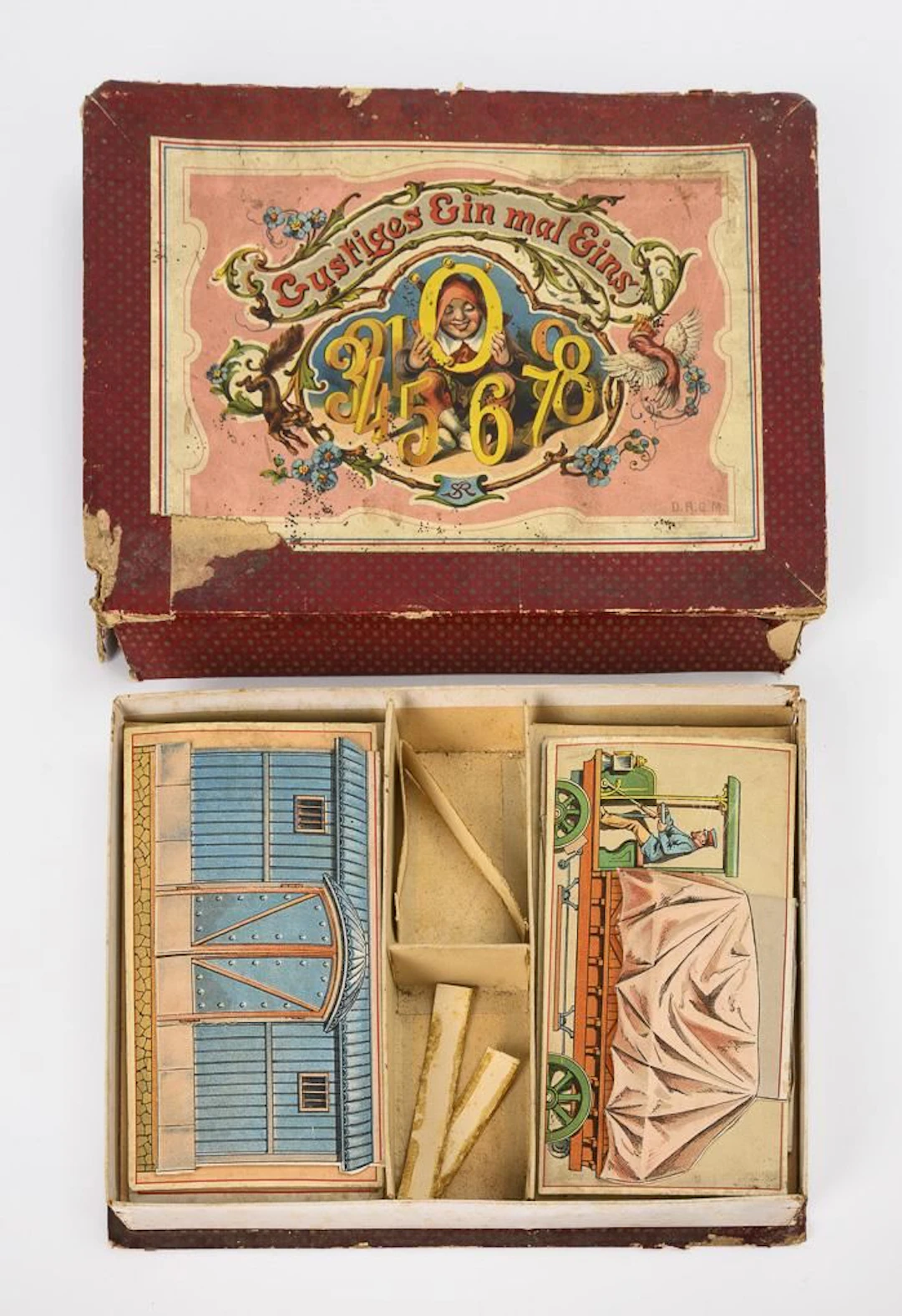 Old game "Funny Times Tables". Schmidt & Römer.