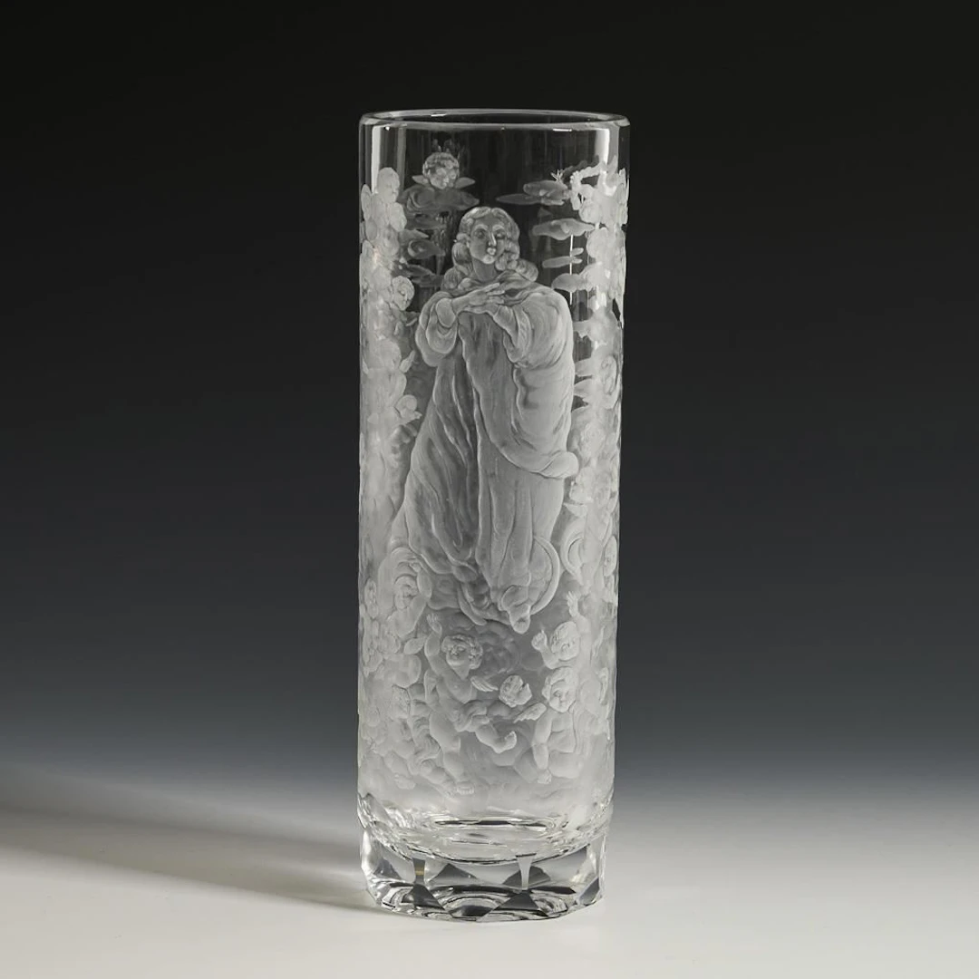 Vase: Crescent Moon Madonna.