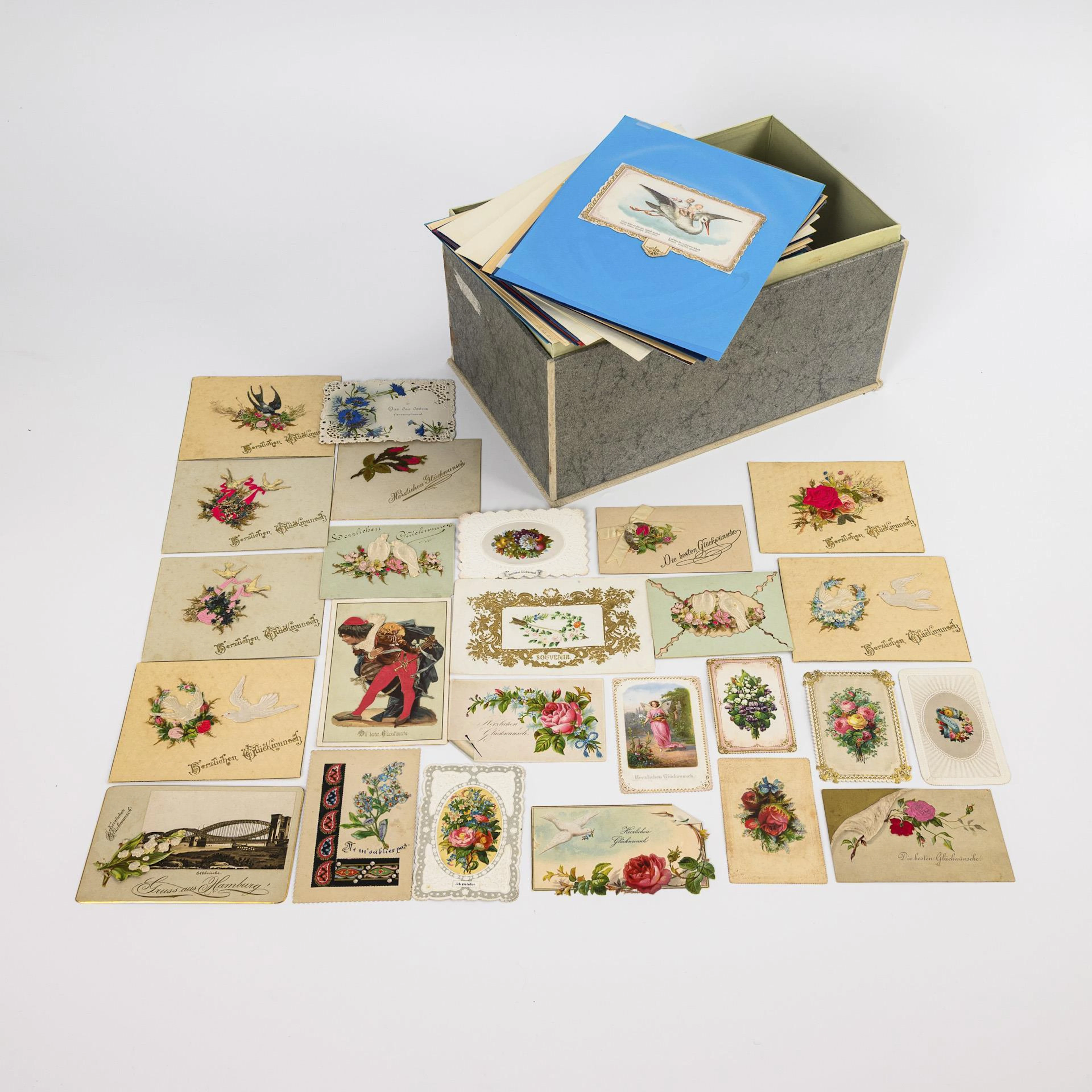 Large luxury paper collection.
