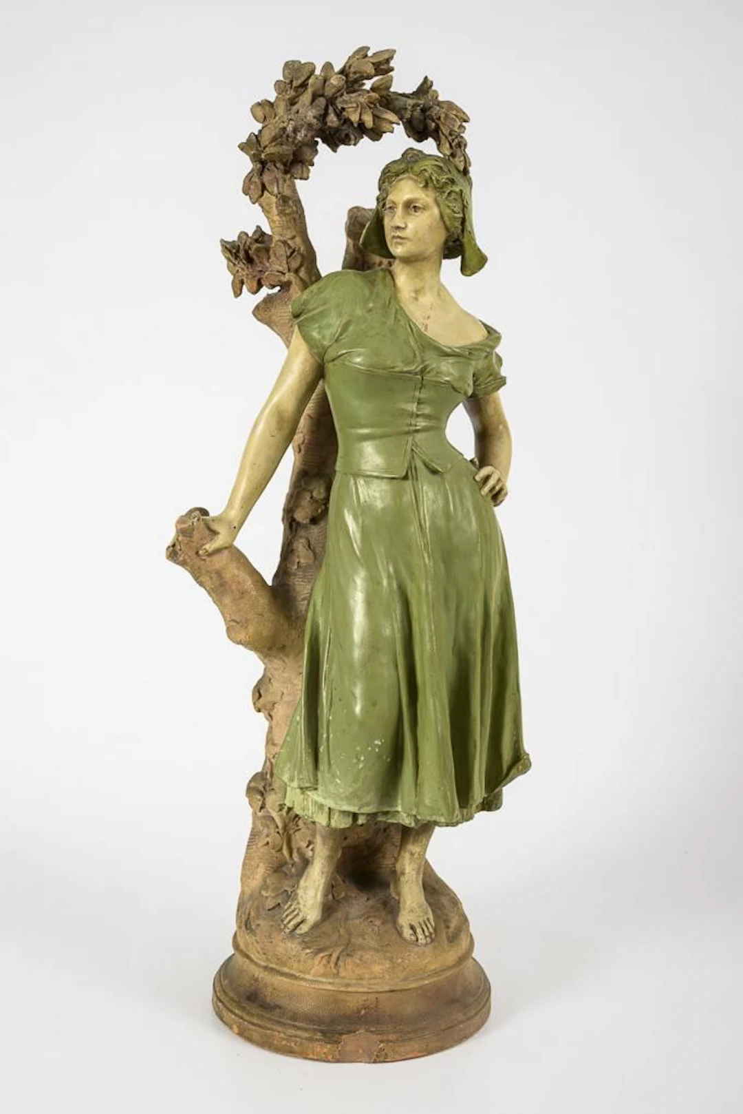 Figure: Woman in Front of a Tree.