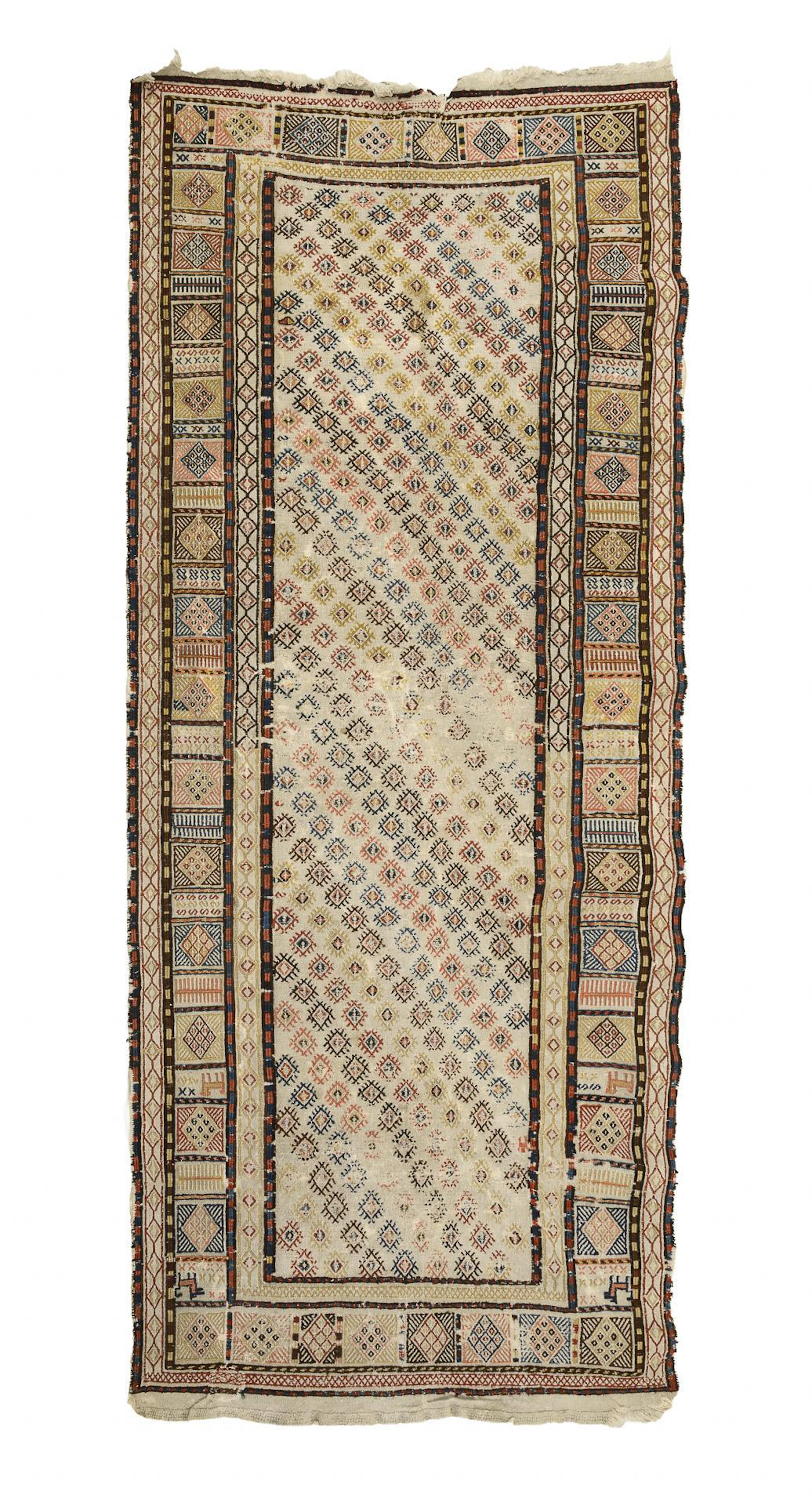 Verneh kilim as a decorative blanket or runner.