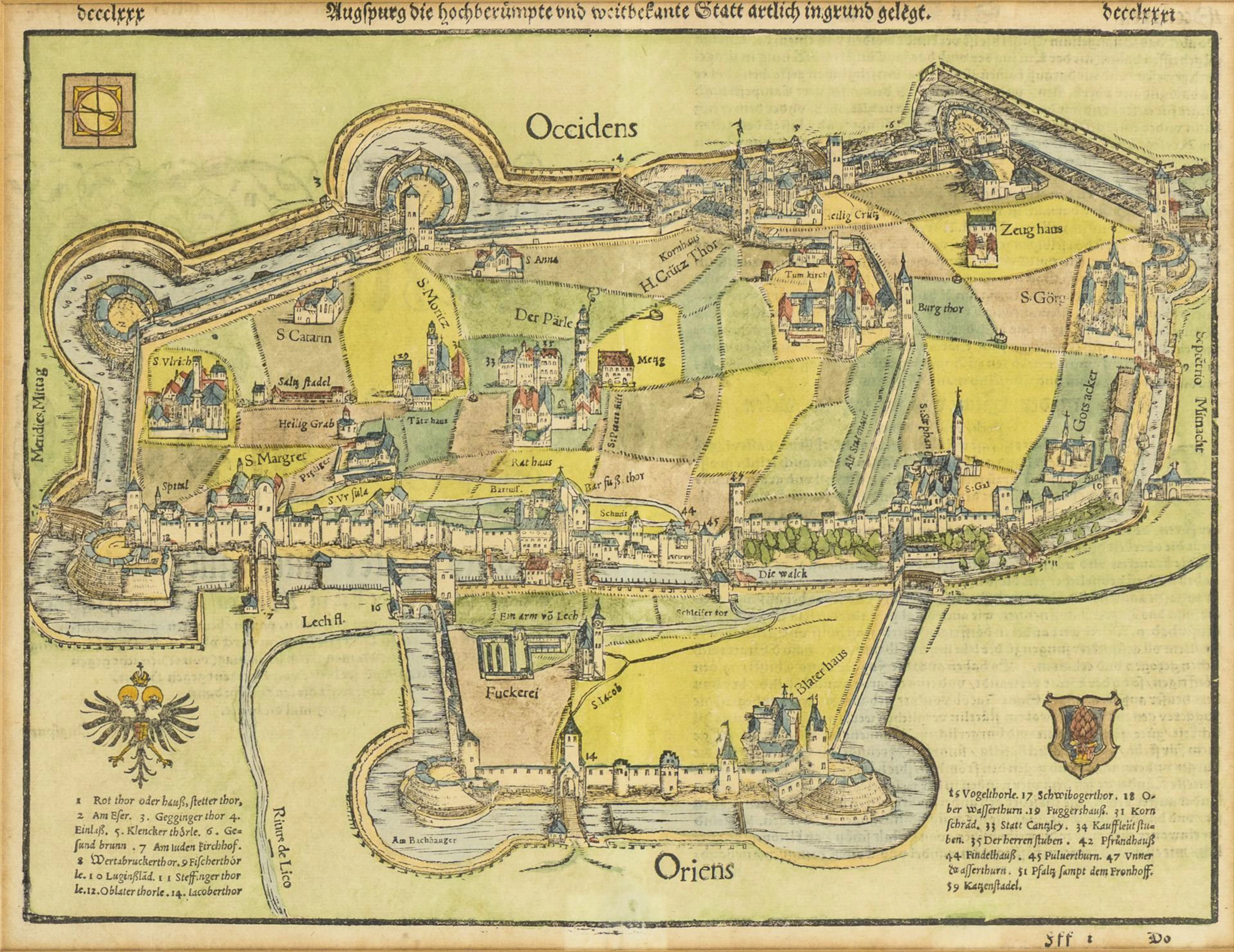 Map of Augsburg