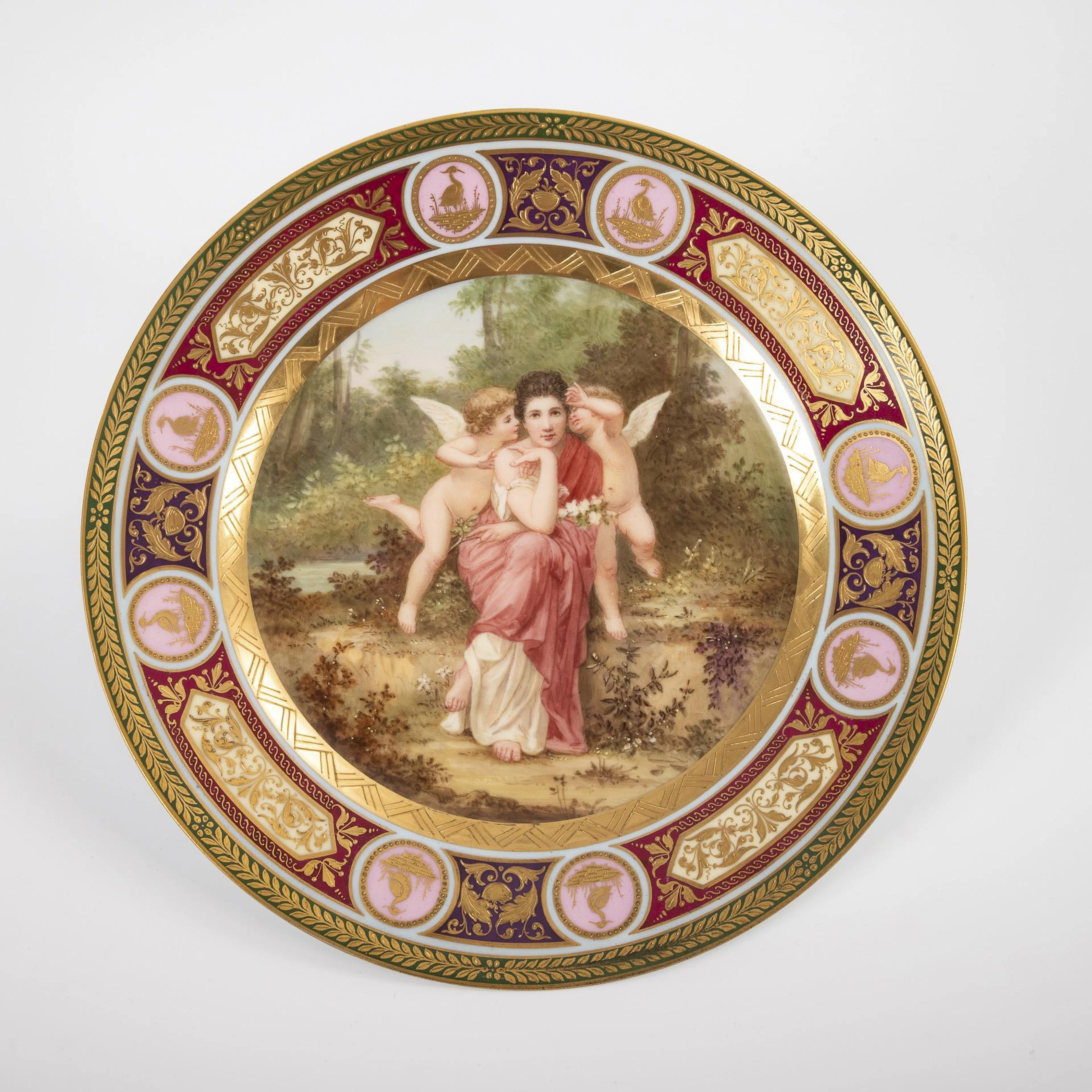 Pictorial plate in Viennese style: "Das Lied des Frühlings".