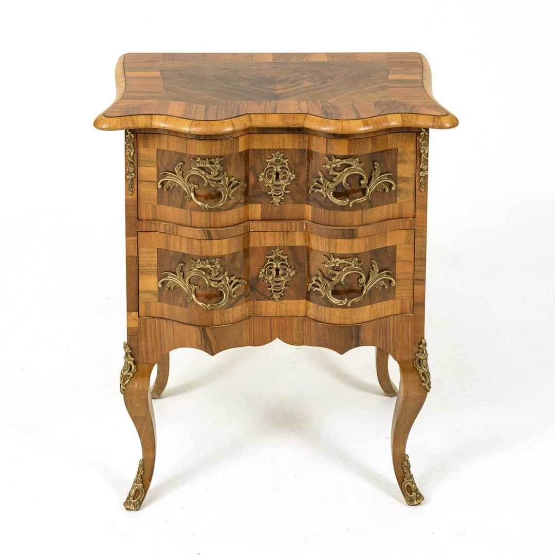 Dresden Baroque-style chest of drawers.